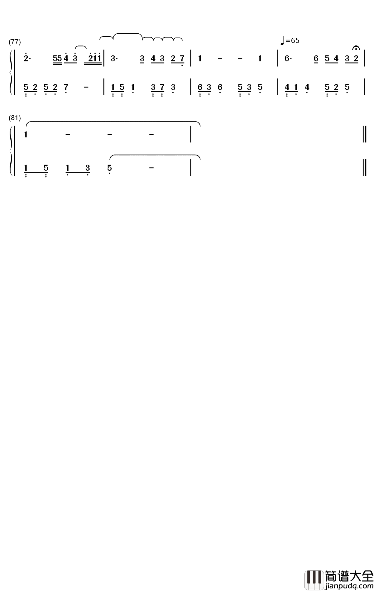 相信爱钢琴简谱_数字双手_周兴哲