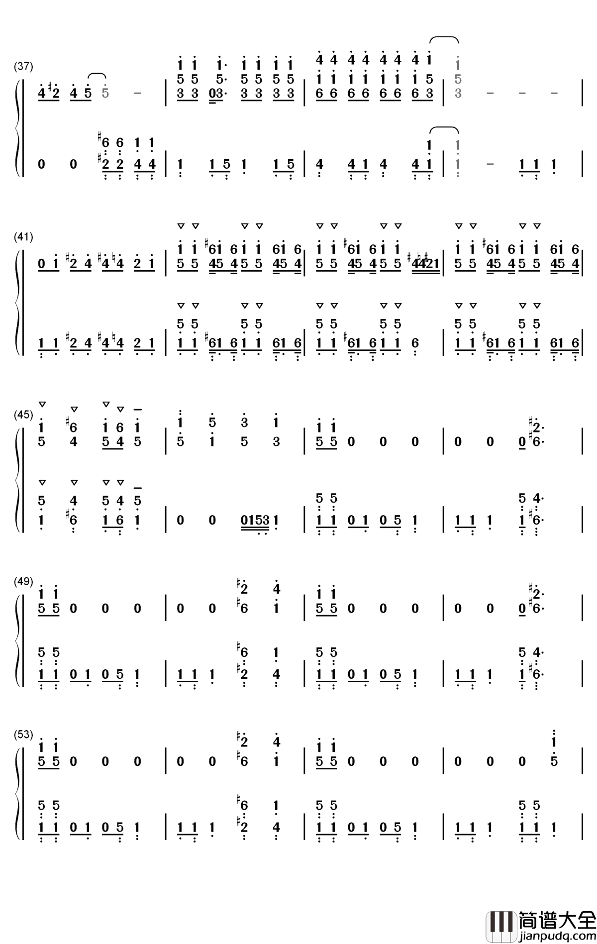 Viva_9s_SOUL钢琴简谱_数字双手_Hey!_Say!_JUMP