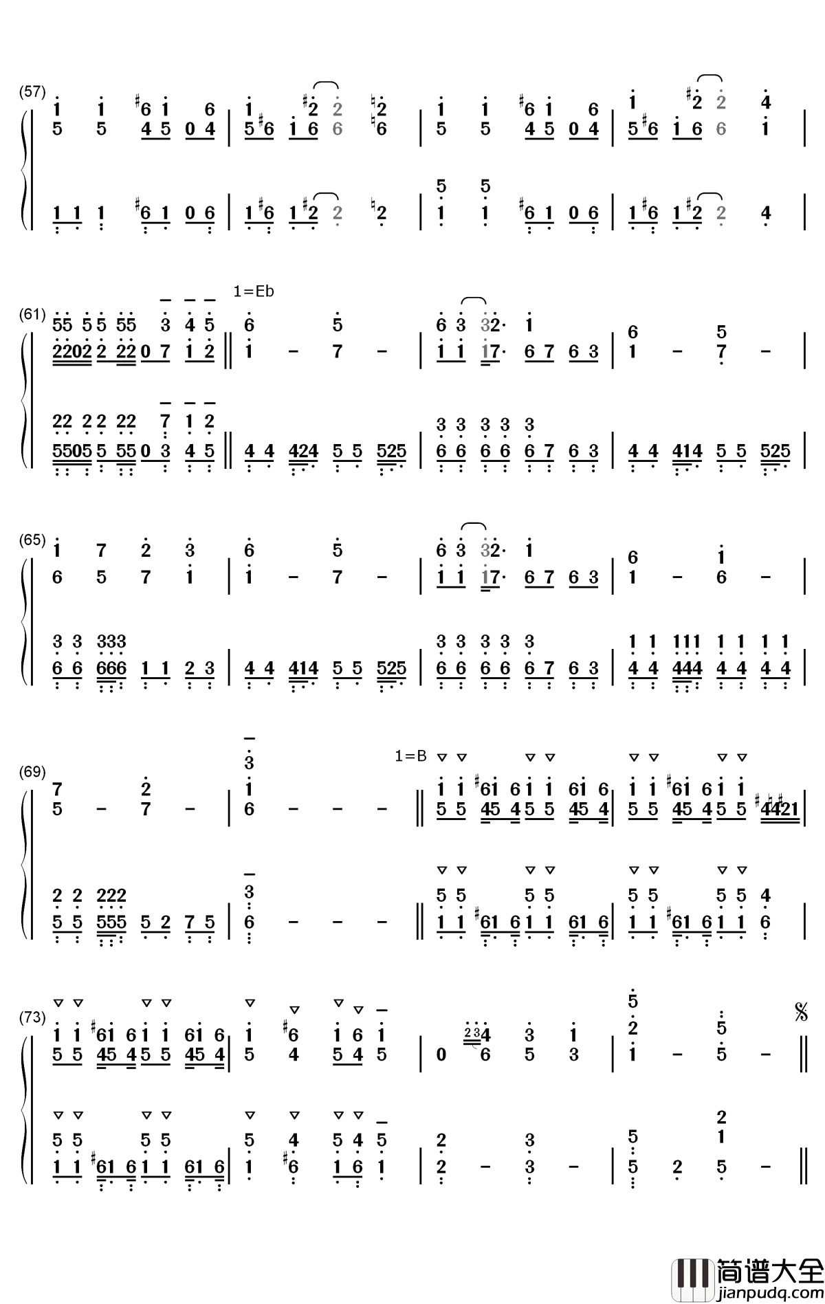 Viva_9s_SOUL钢琴简谱_数字双手_Hey!_Say!_JUMP