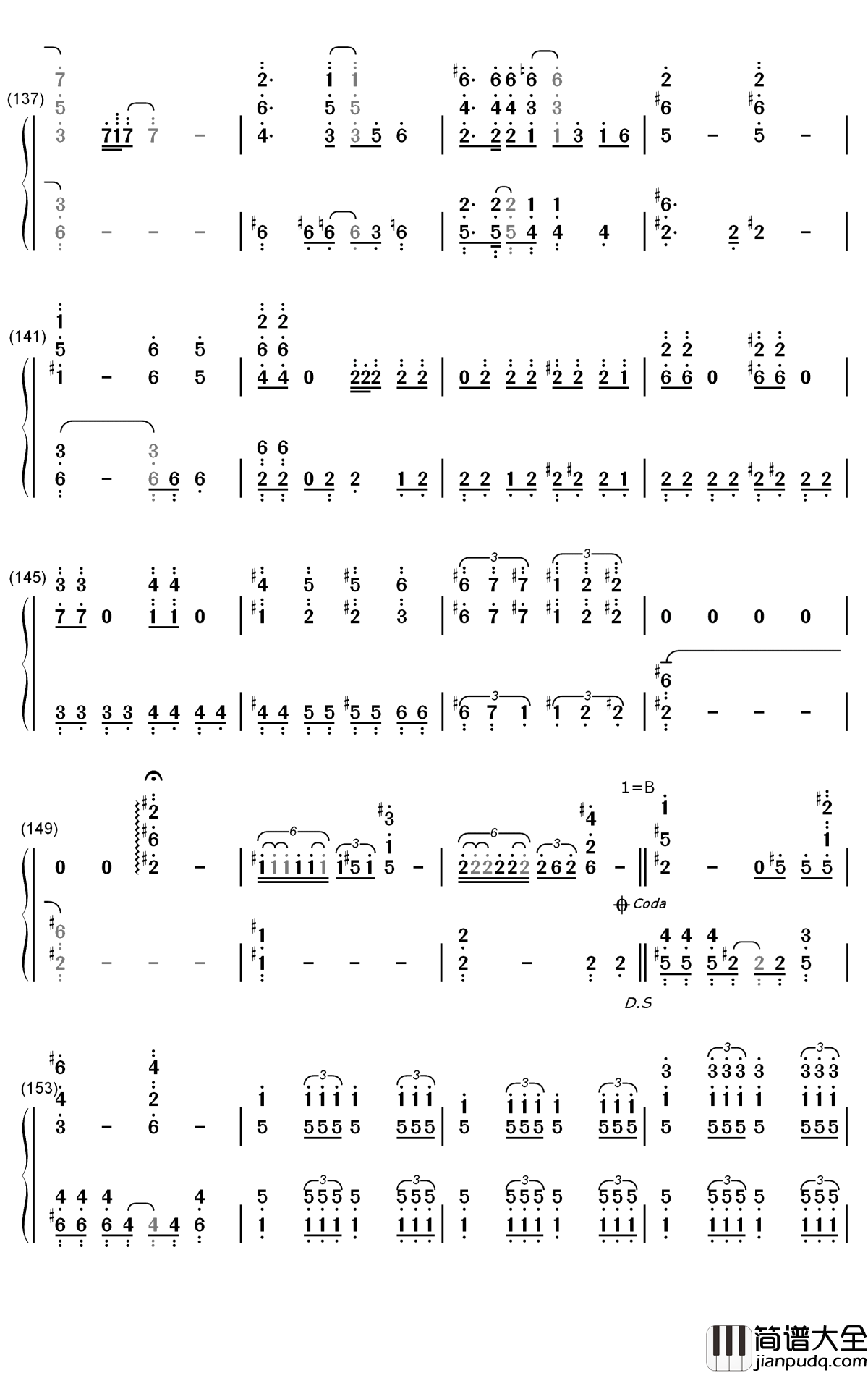 Viva_9s_SOUL钢琴简谱_数字双手_Hey!_Say!_JUMP