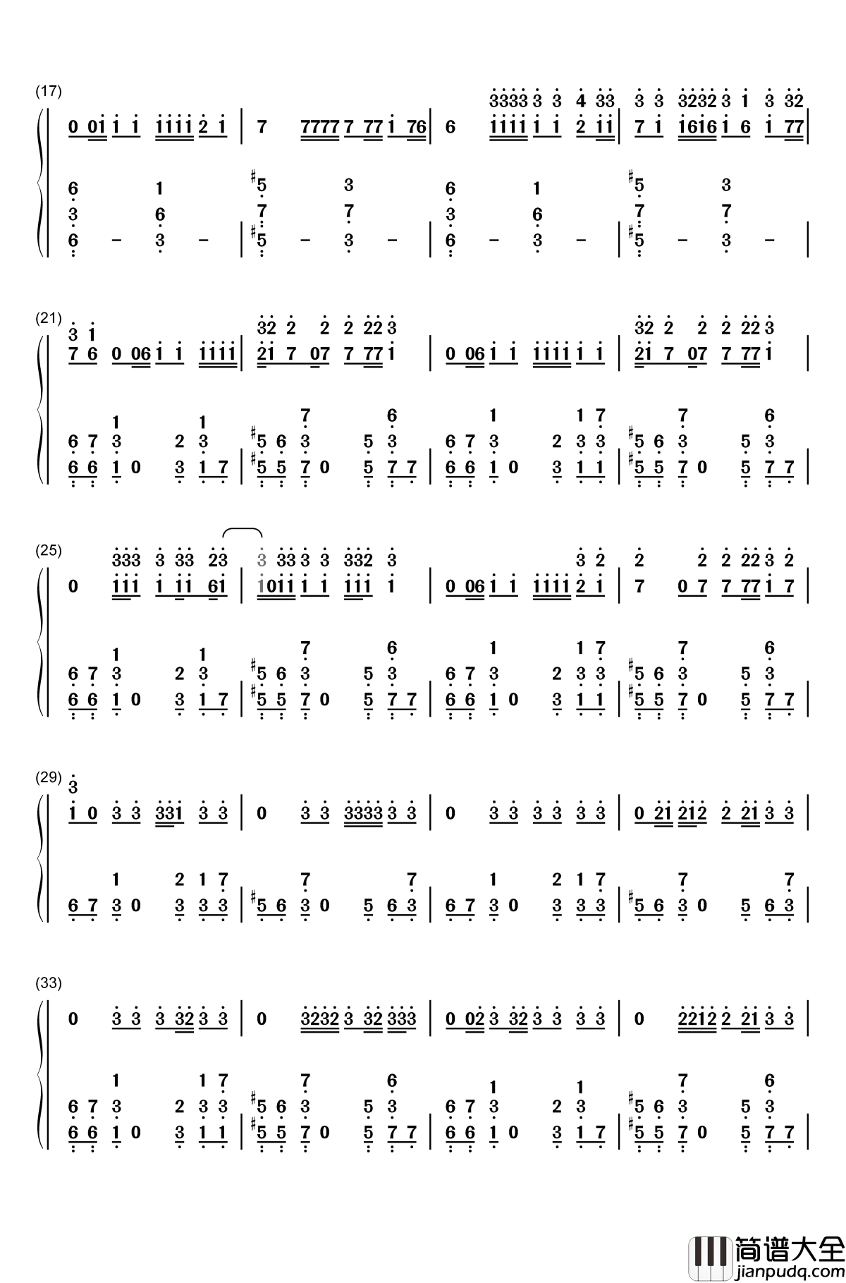 Short_Kings_Anthem钢琴简谱_数字双手_Blackbear_Tiny_Meat_Gang