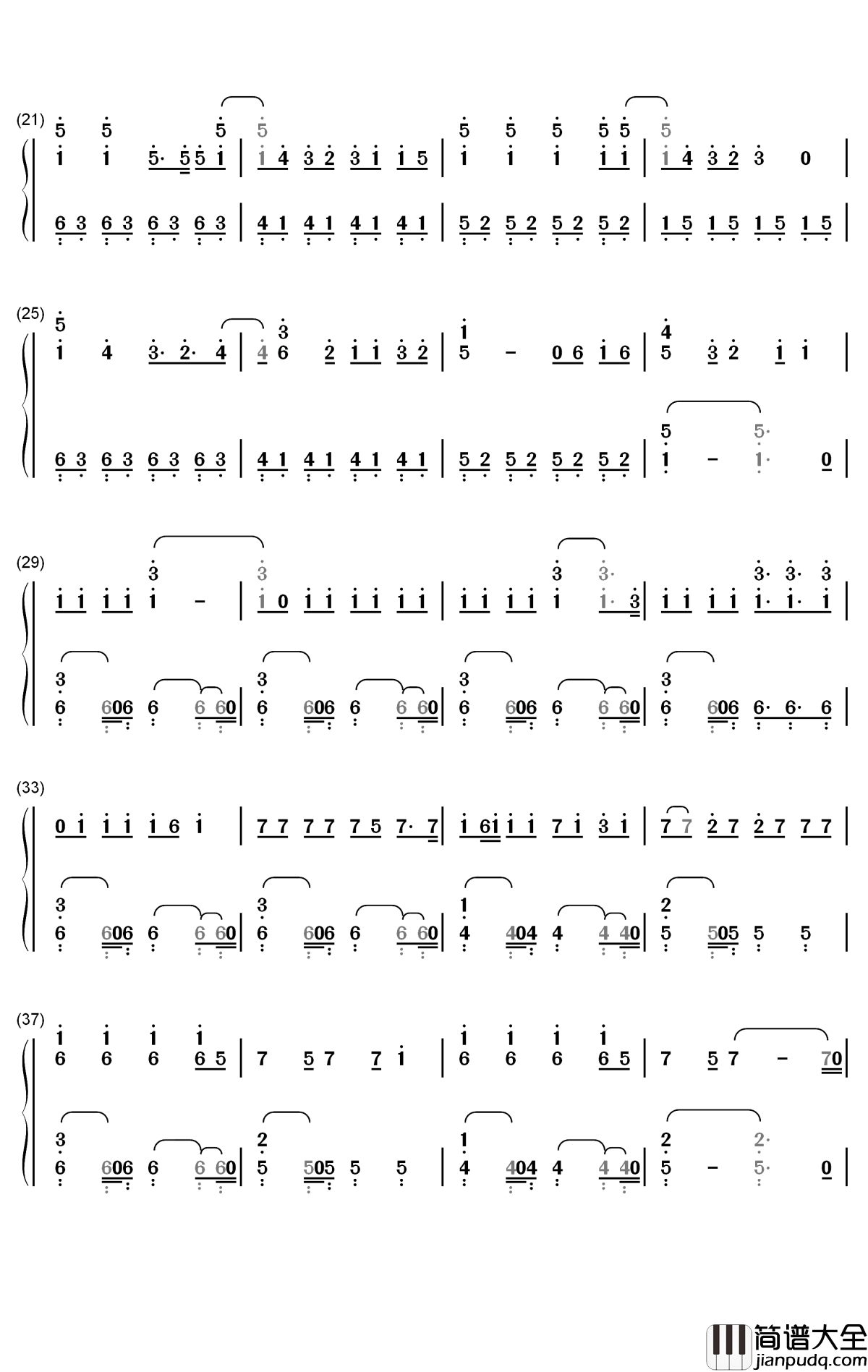 Ride_with_Me钢琴简谱_数字双手_Hey!_Say!_JUMP