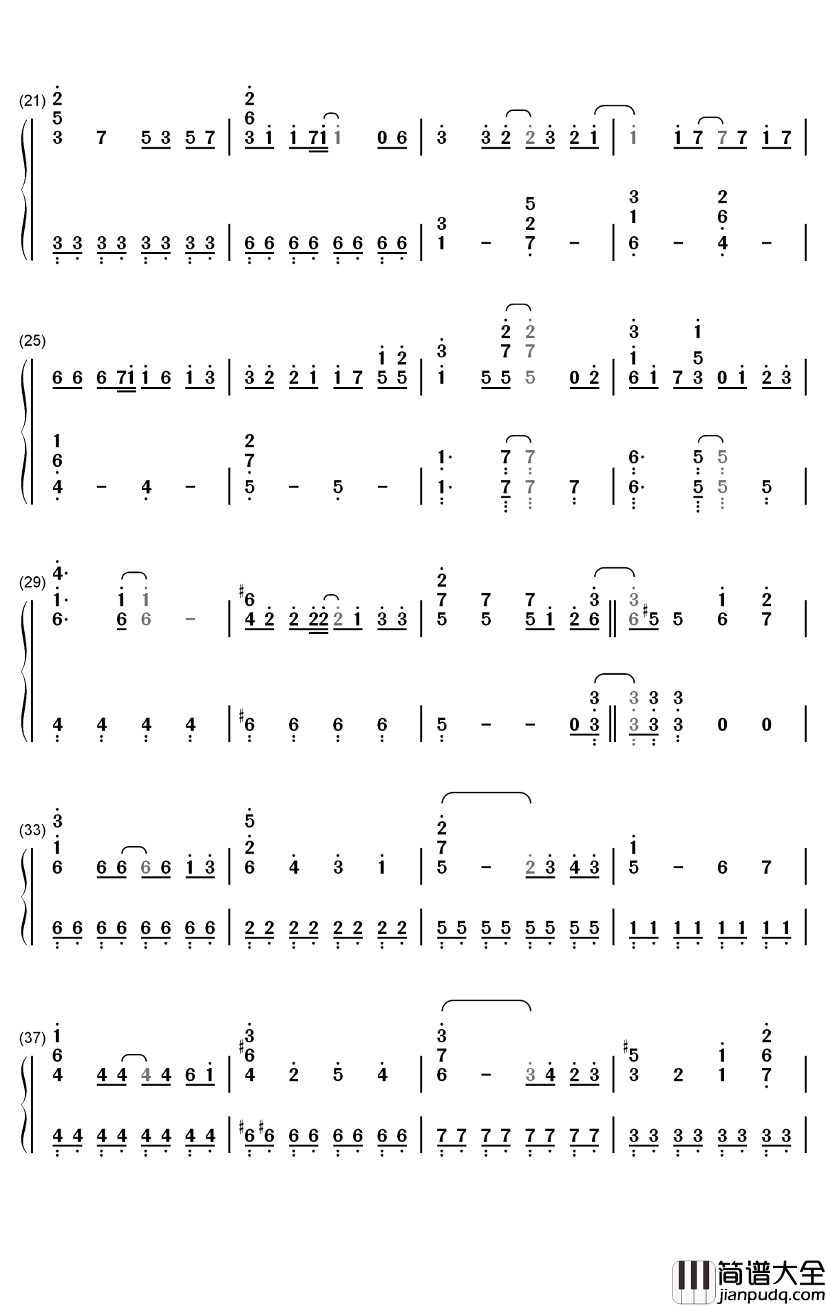 Super_Delicate钢琴简谱_数字双手_Hey!_Say!_JUMP