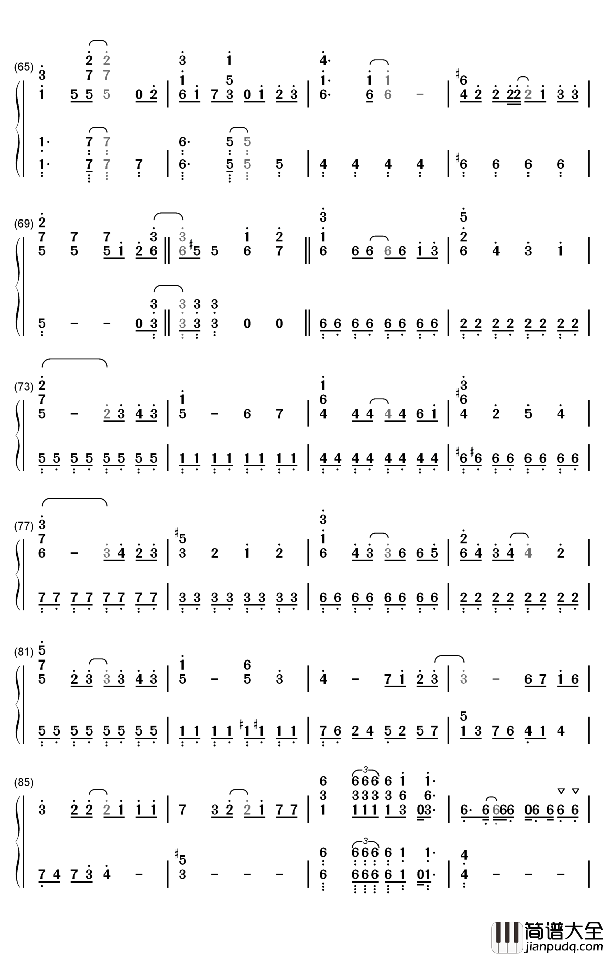 Super_Delicate钢琴简谱_数字双手_Hey!_Say!_JUMP