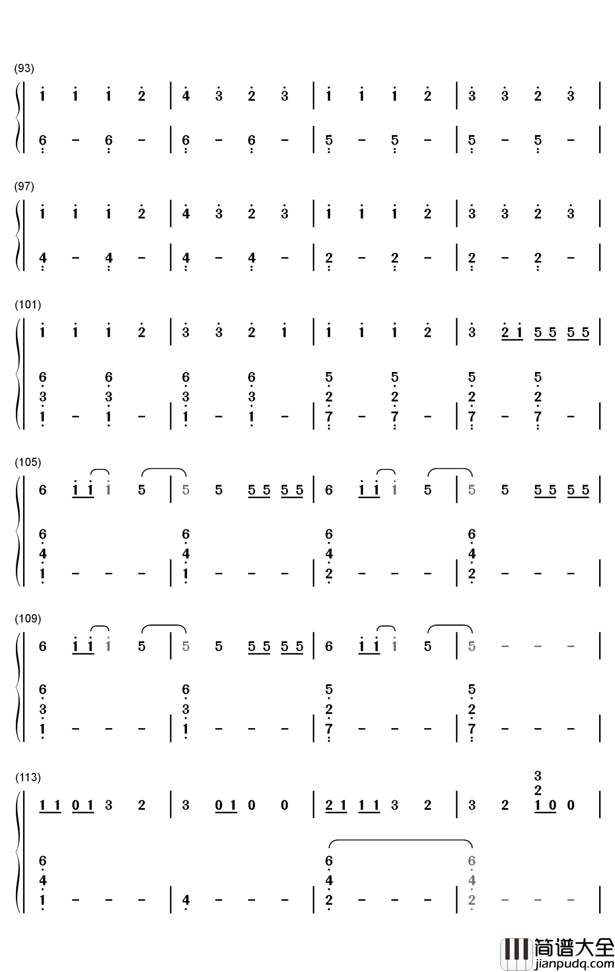 Suicidal钢琴简谱_数字双手_YNW_Melly