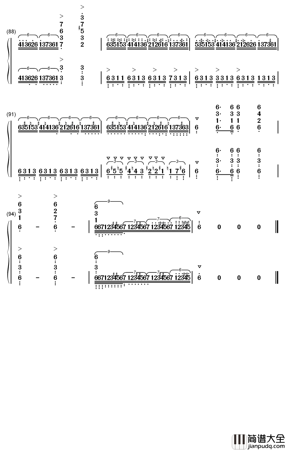 肖邦练习曲第23首钢琴简谱_数字双手_肖邦