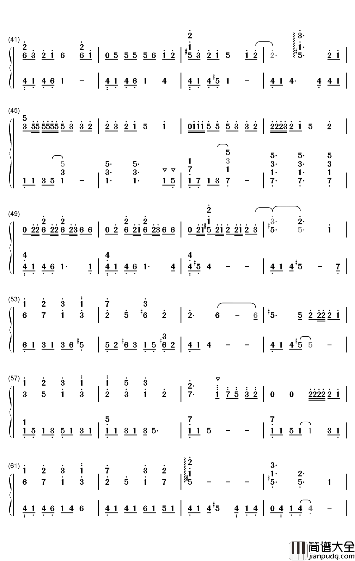 Lowkey钢琴简谱_数字双手_NIKI