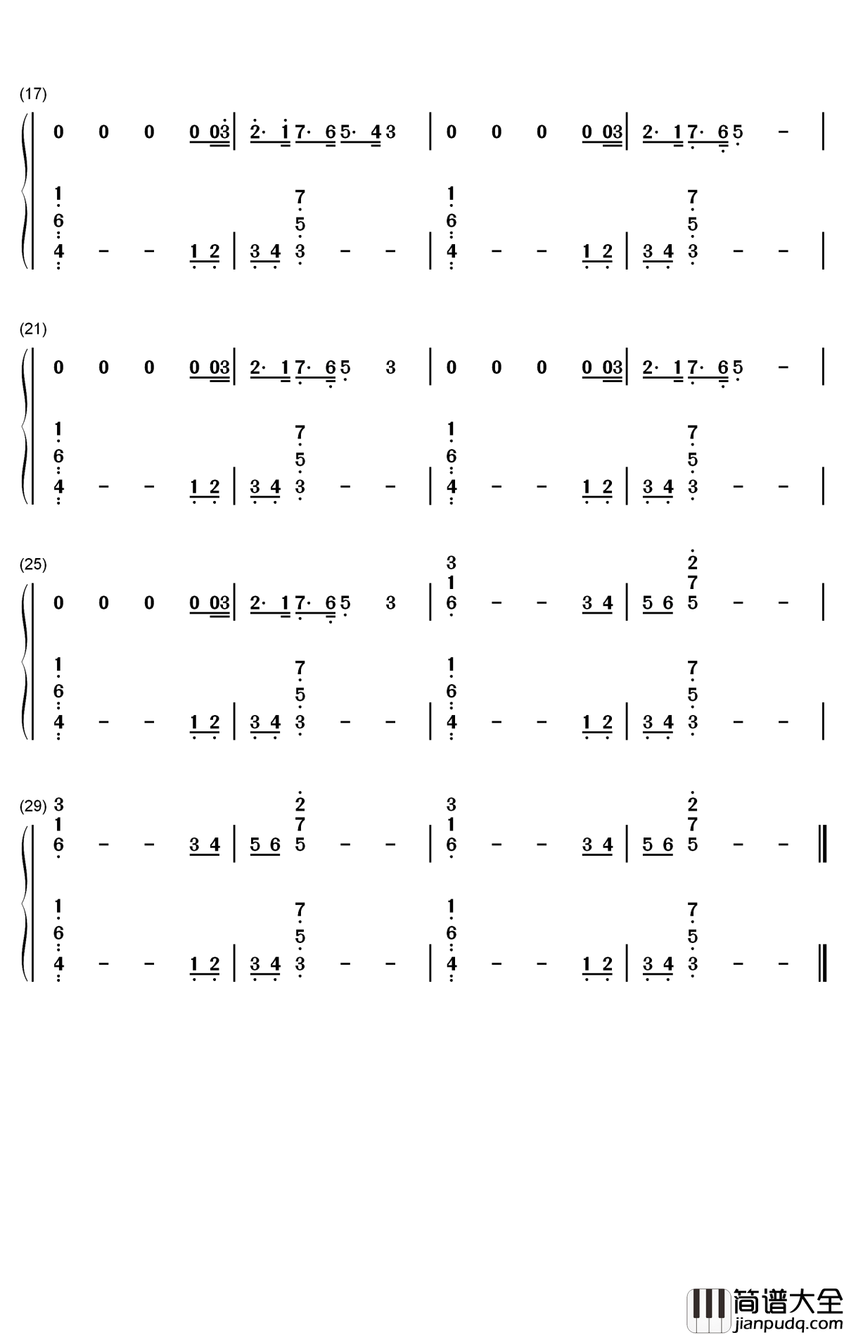 Hot钢琴简谱_数字双手_Young_Thug_Gunna
