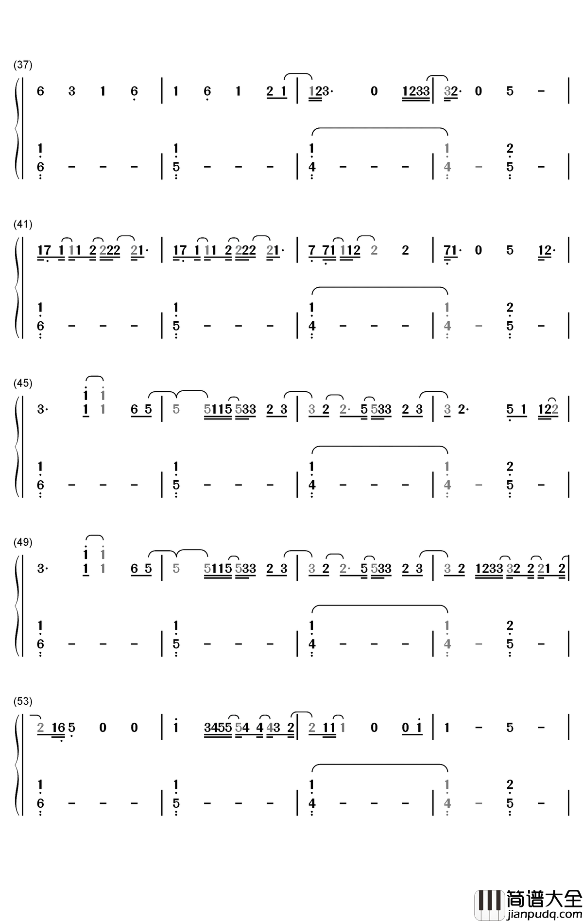 Adore_You钢琴简谱_数字双手_Harry_Styles