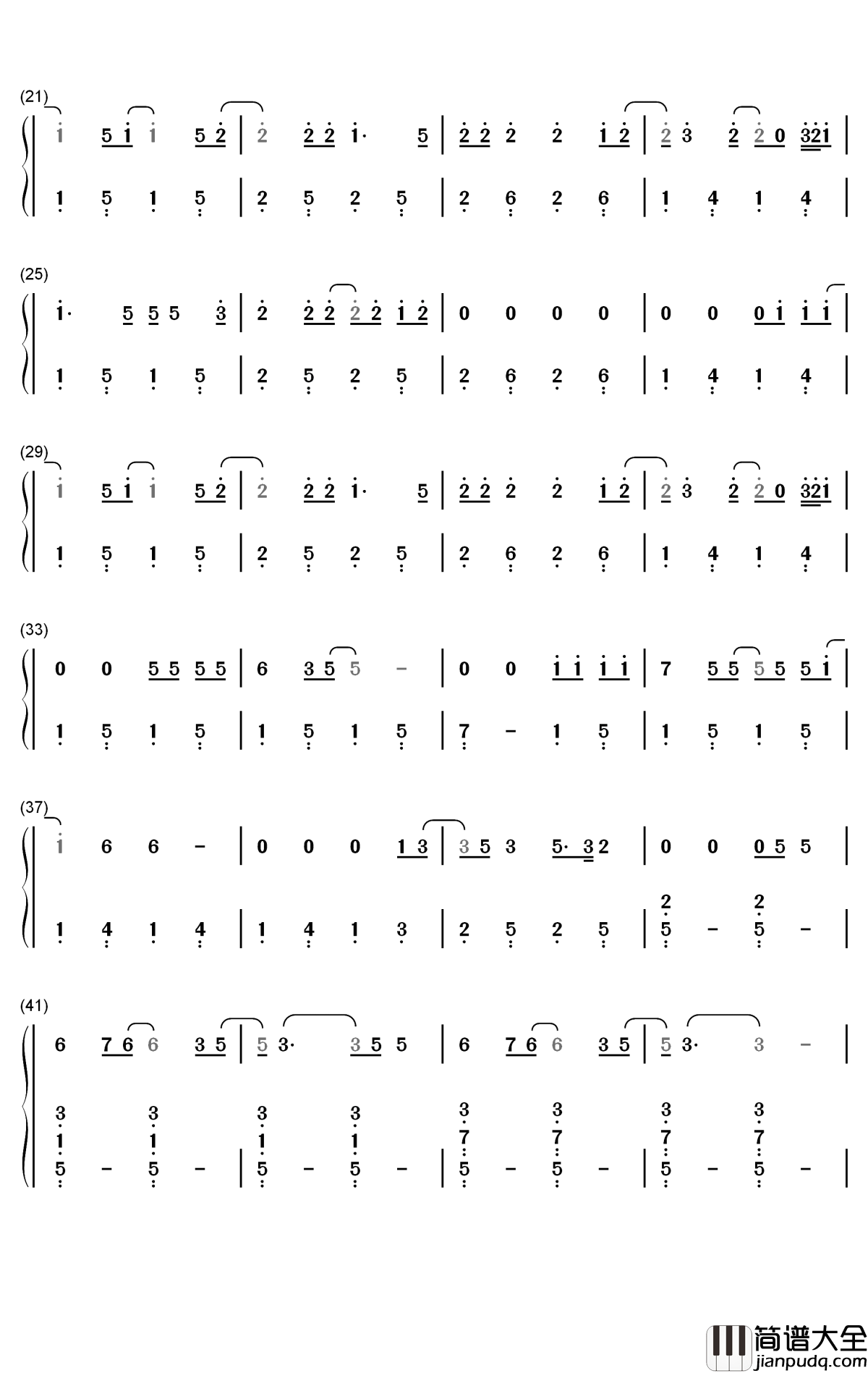 Believe钢琴简谱_数字双手_Adam_Lambert