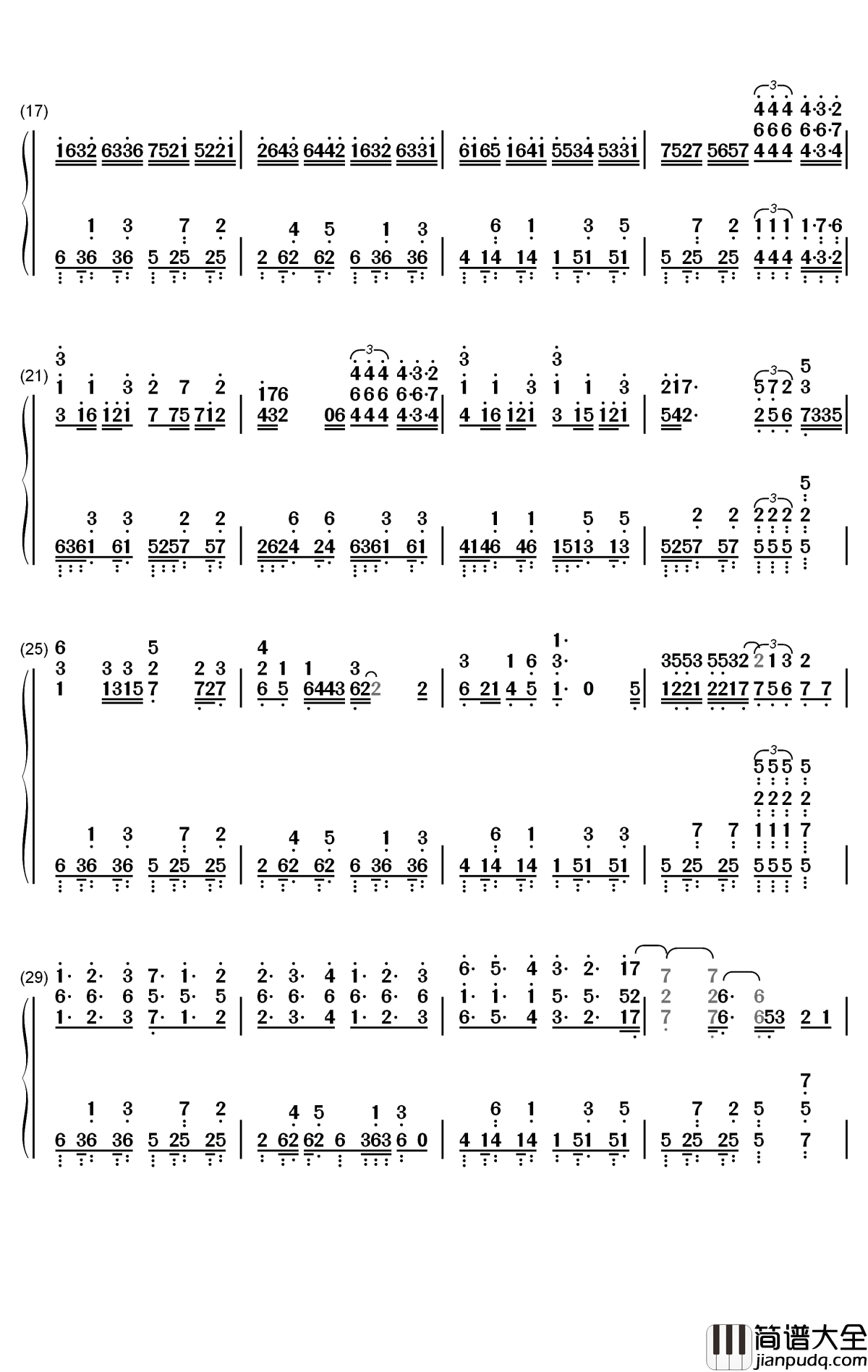 Alone_Pt_II钢琴简谱_数字双手_Alan_Walker_Ava_Max