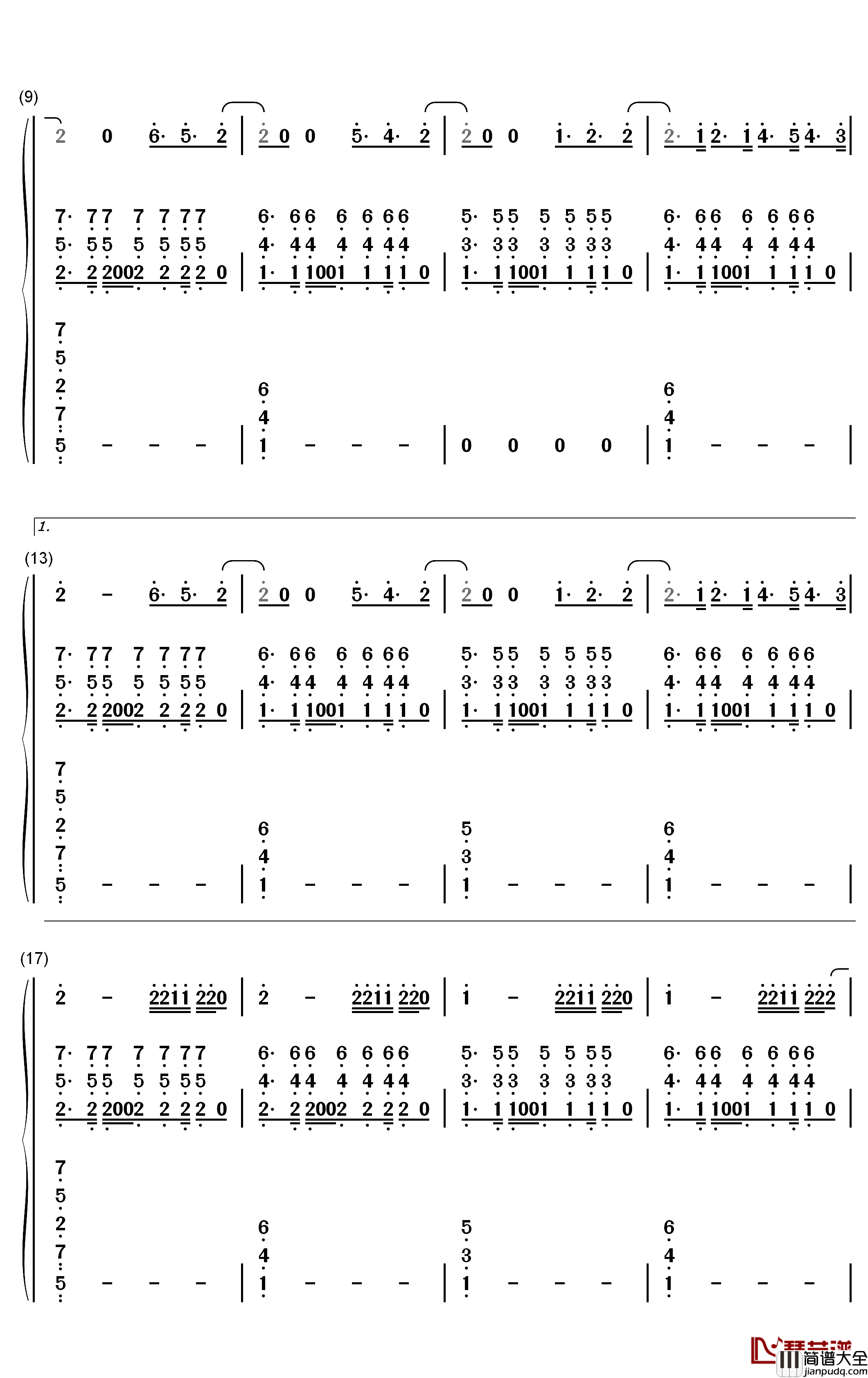 Watermelon_Sugar钢琴简谱_数字双手_Harry_Styles