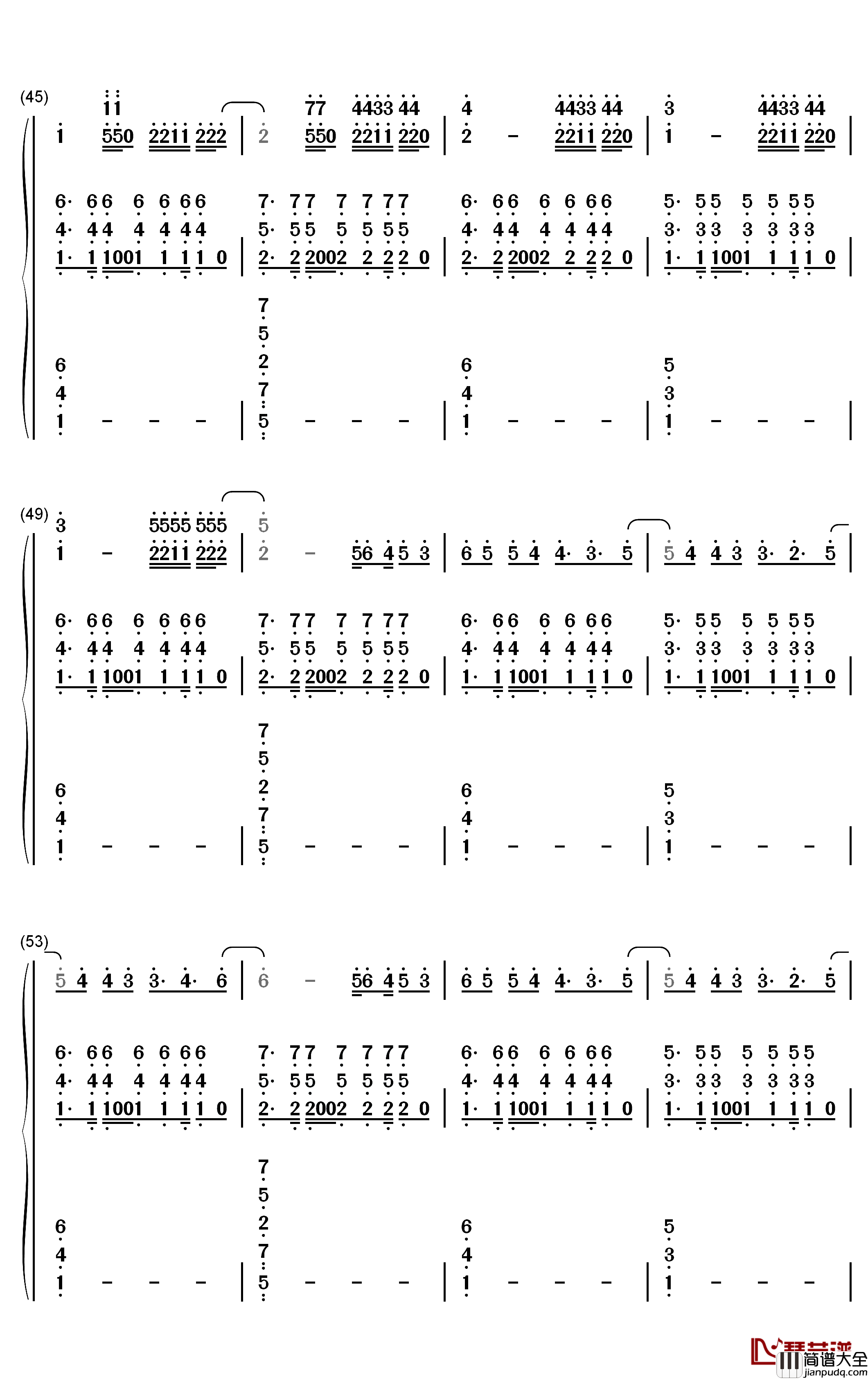 Watermelon_Sugar钢琴简谱_数字双手_Harry_Styles