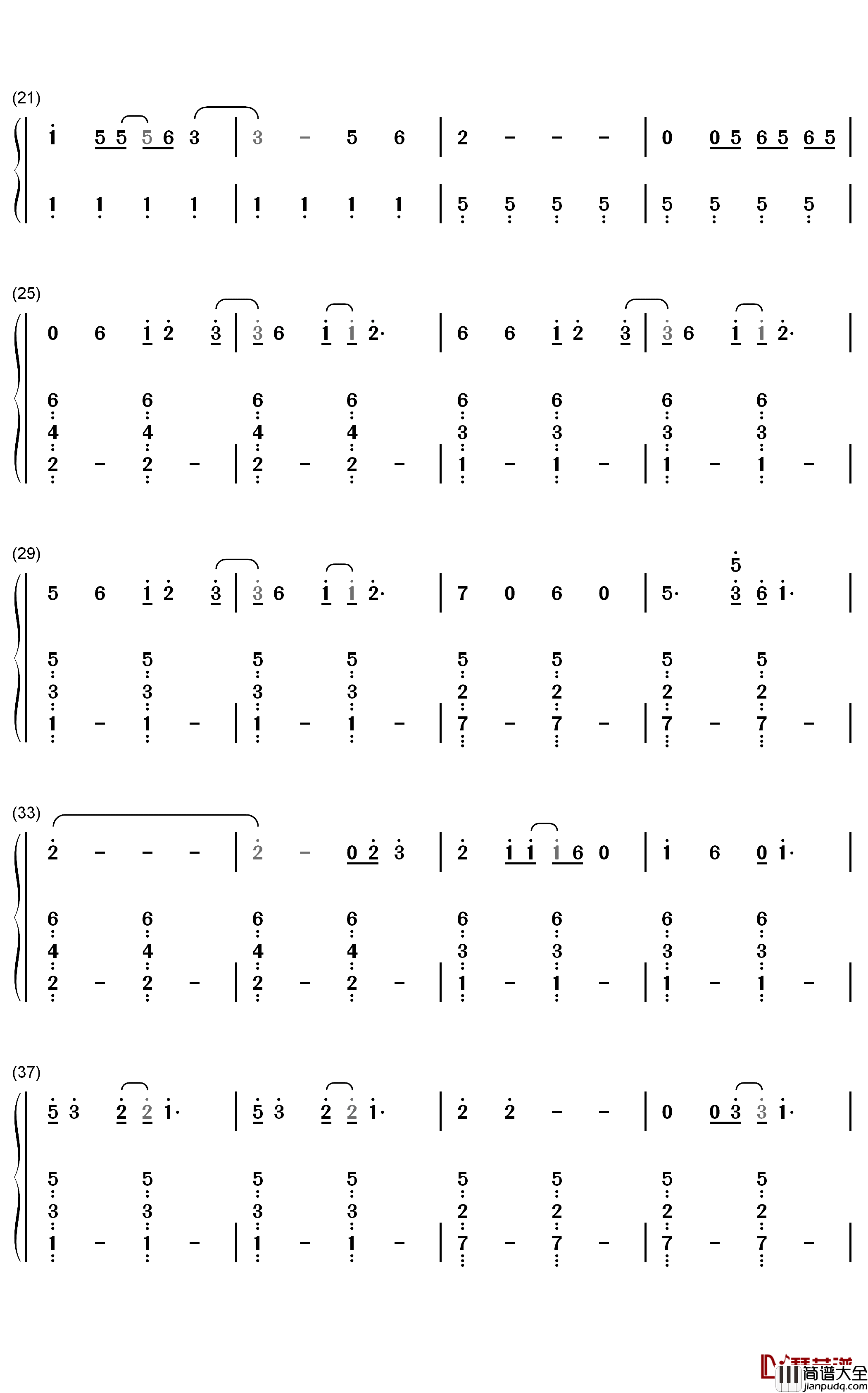 Blinding_Lights钢琴简谱_数字双手_The_Weeknd