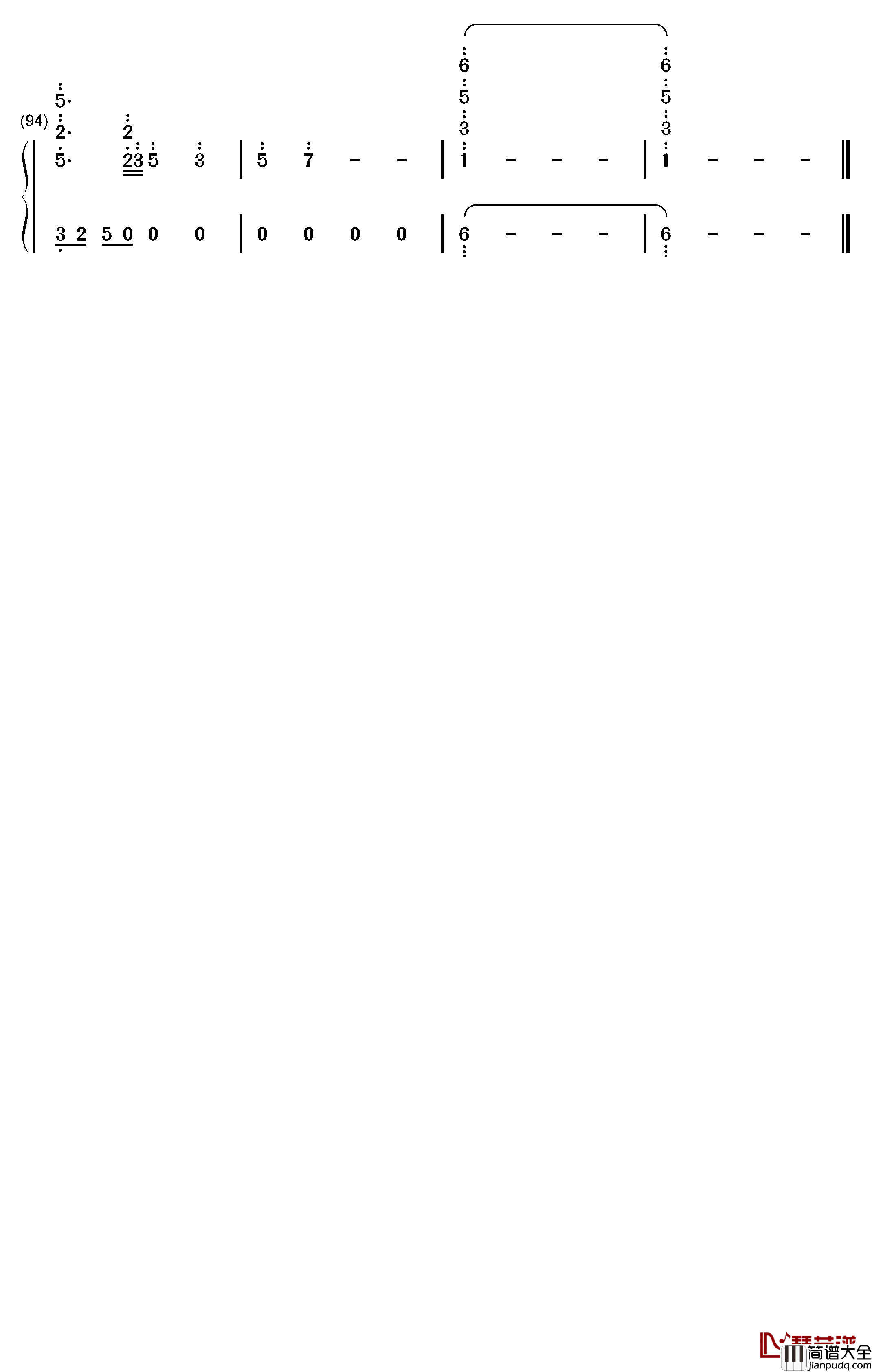 一生与你擦肩而过钢琴简谱_数字双手_阿悠悠