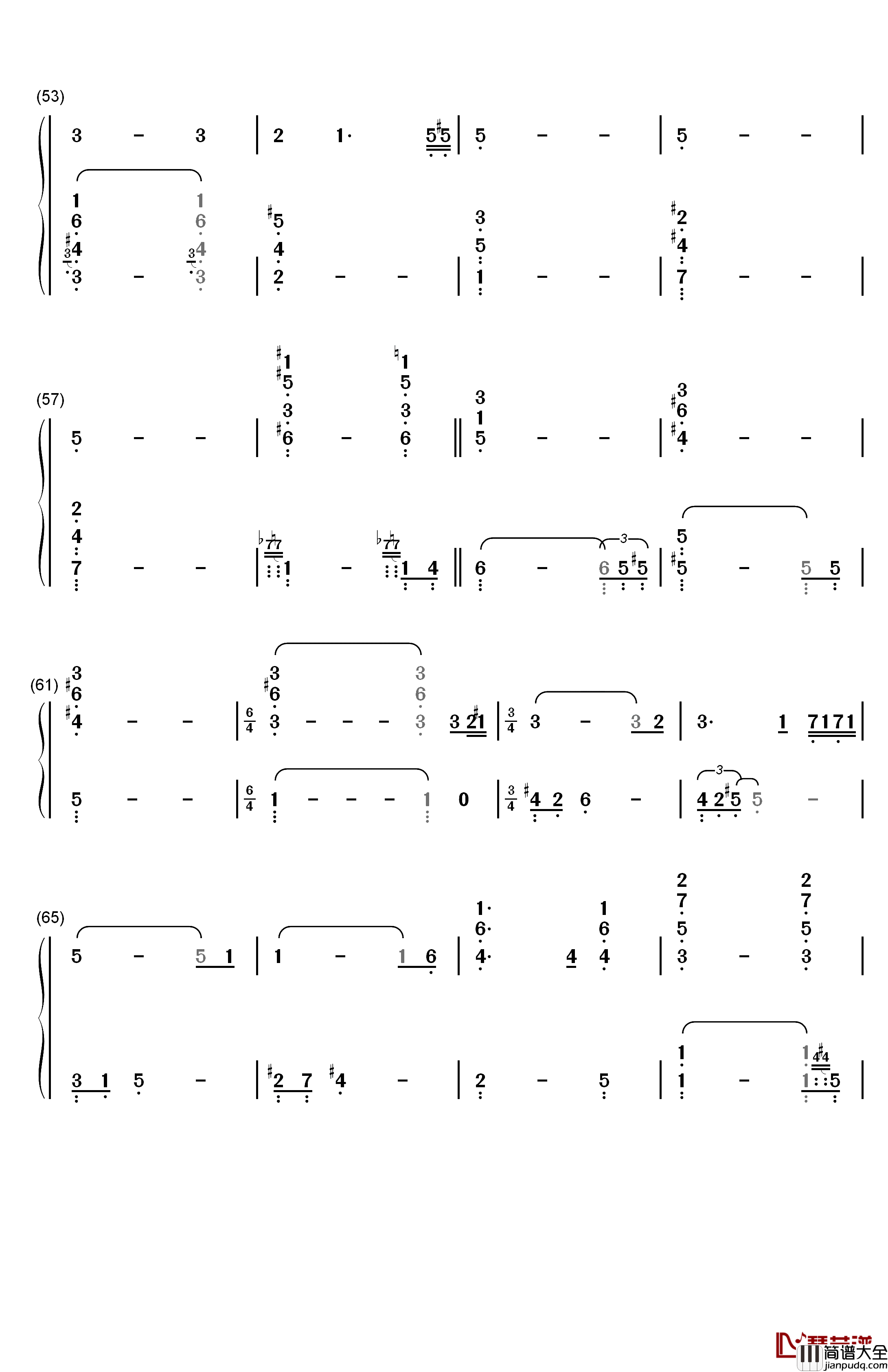 Great_Pumpkin_Waltz钢琴简谱_数字双手_Vince_Guaraldi