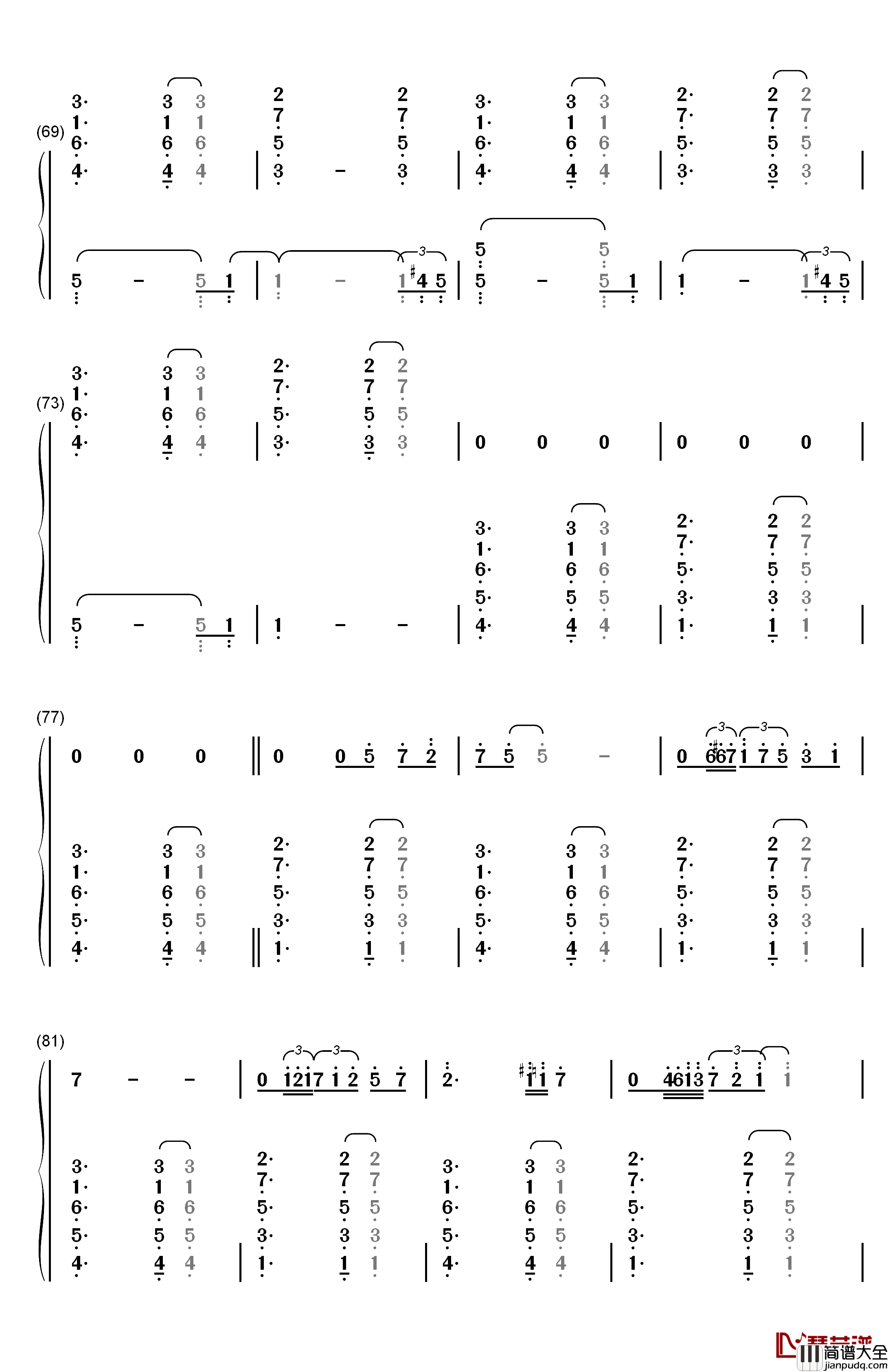 Great_Pumpkin_Waltz钢琴简谱_数字双手_Vince_Guaraldi