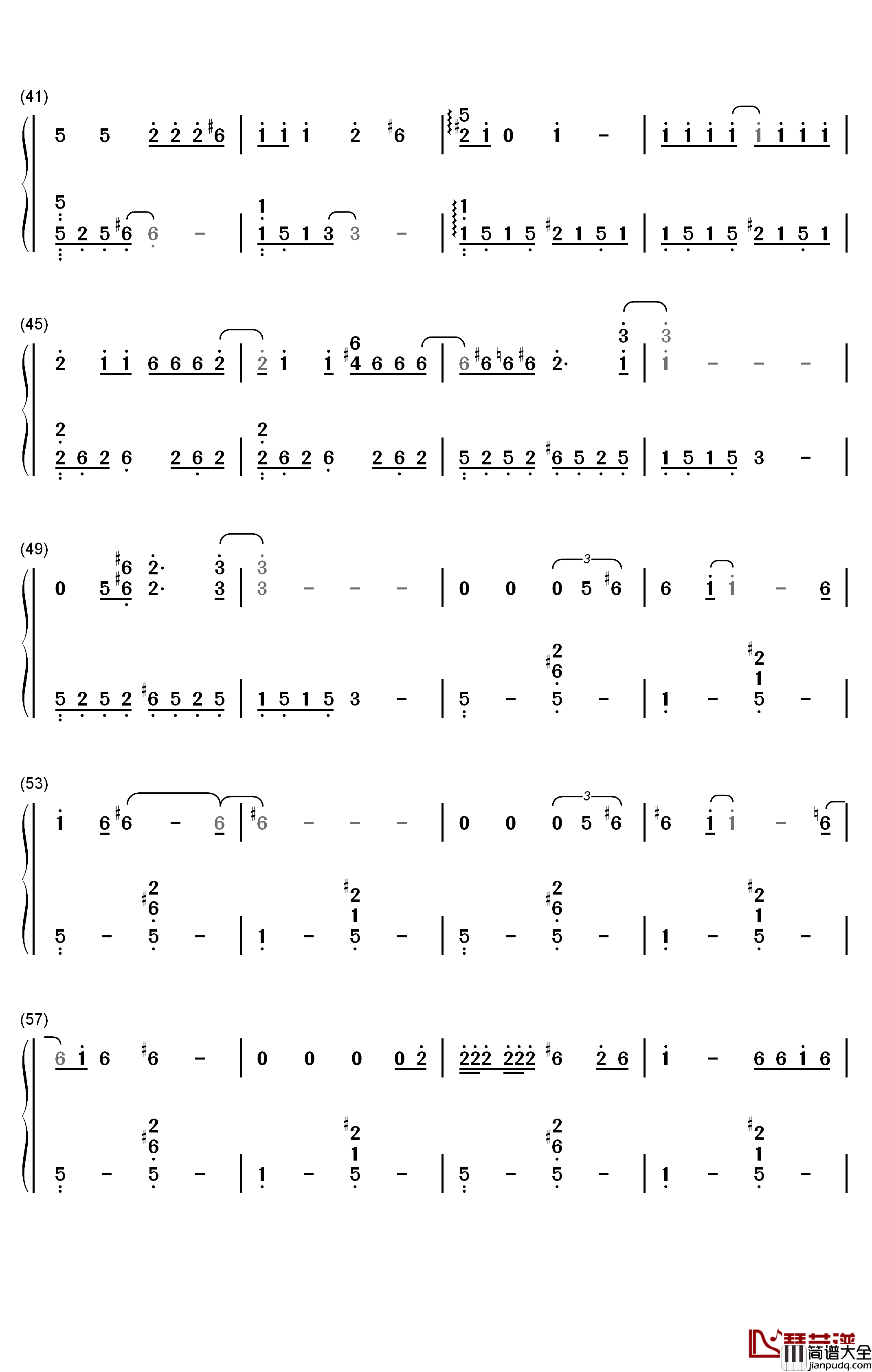 Doin_Time钢琴简谱_数字双手_Lana_Del_Rey