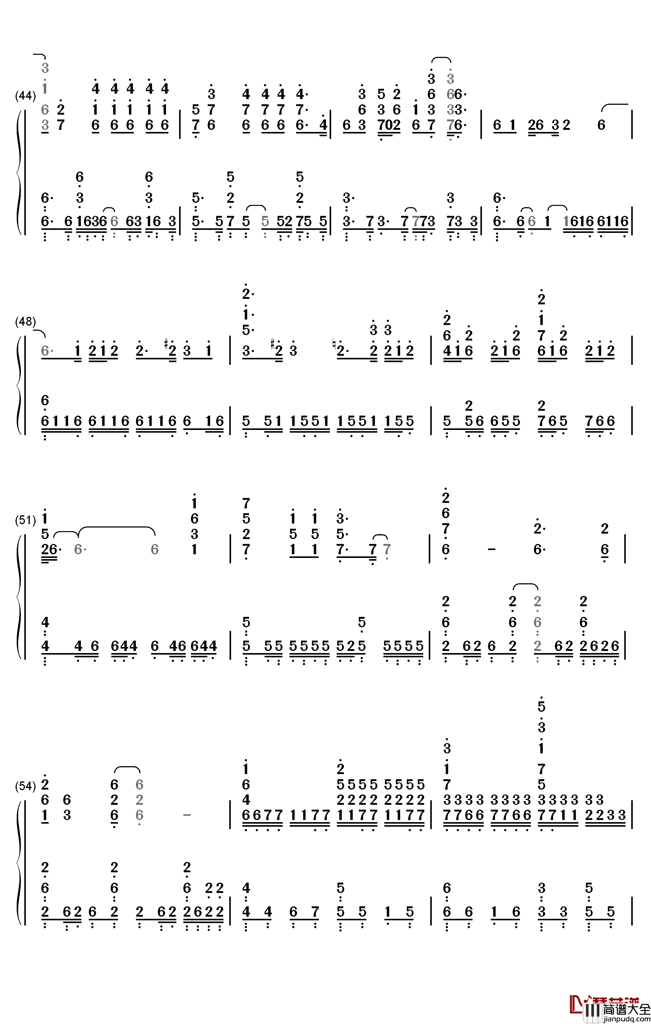 Phoenix钢琴简谱_数字双手_Cailin_Russo_Chrissy_Costanza