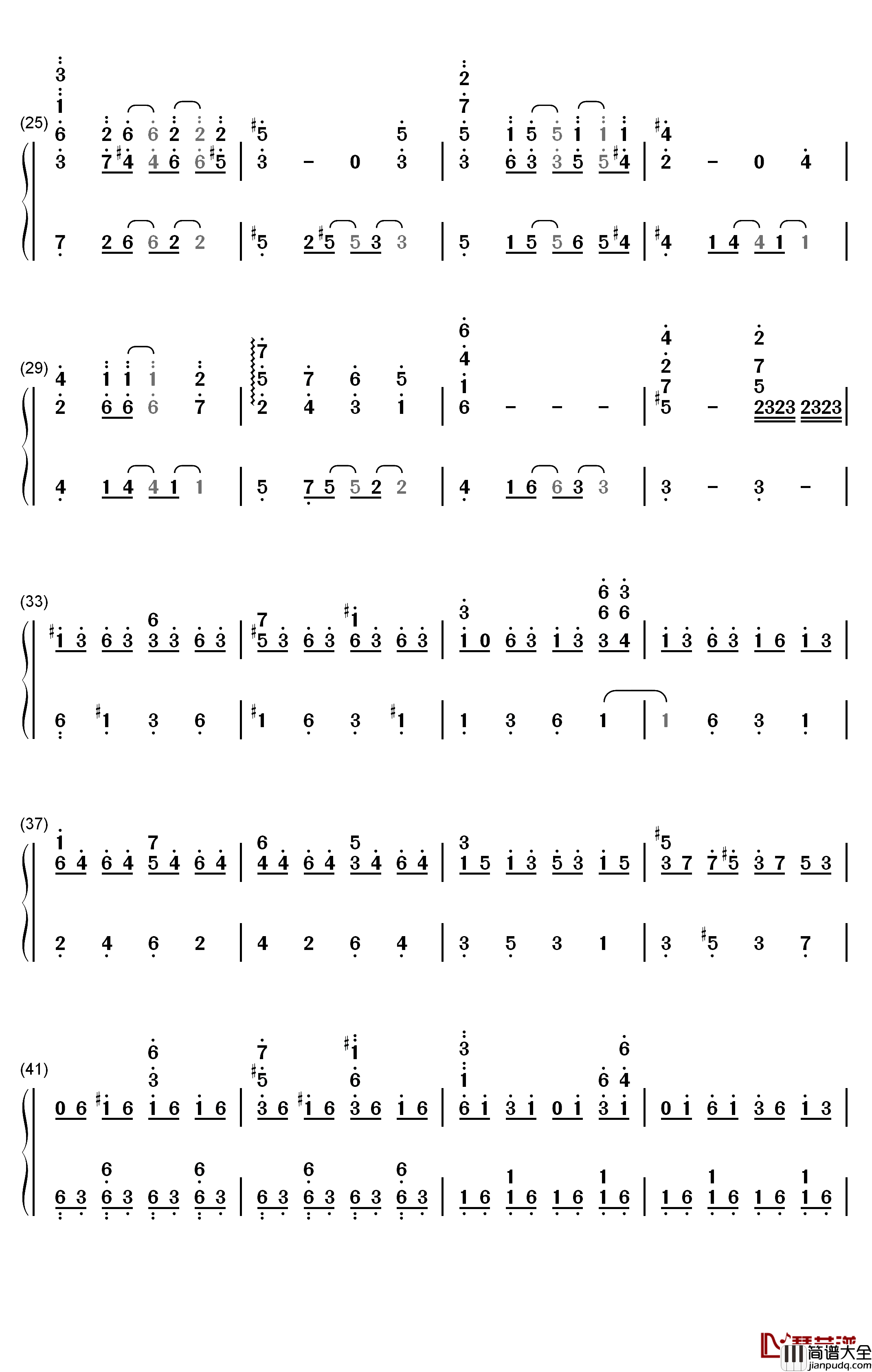 Share_the_light钢琴简谱_数字双手_Run_Girls__Run！