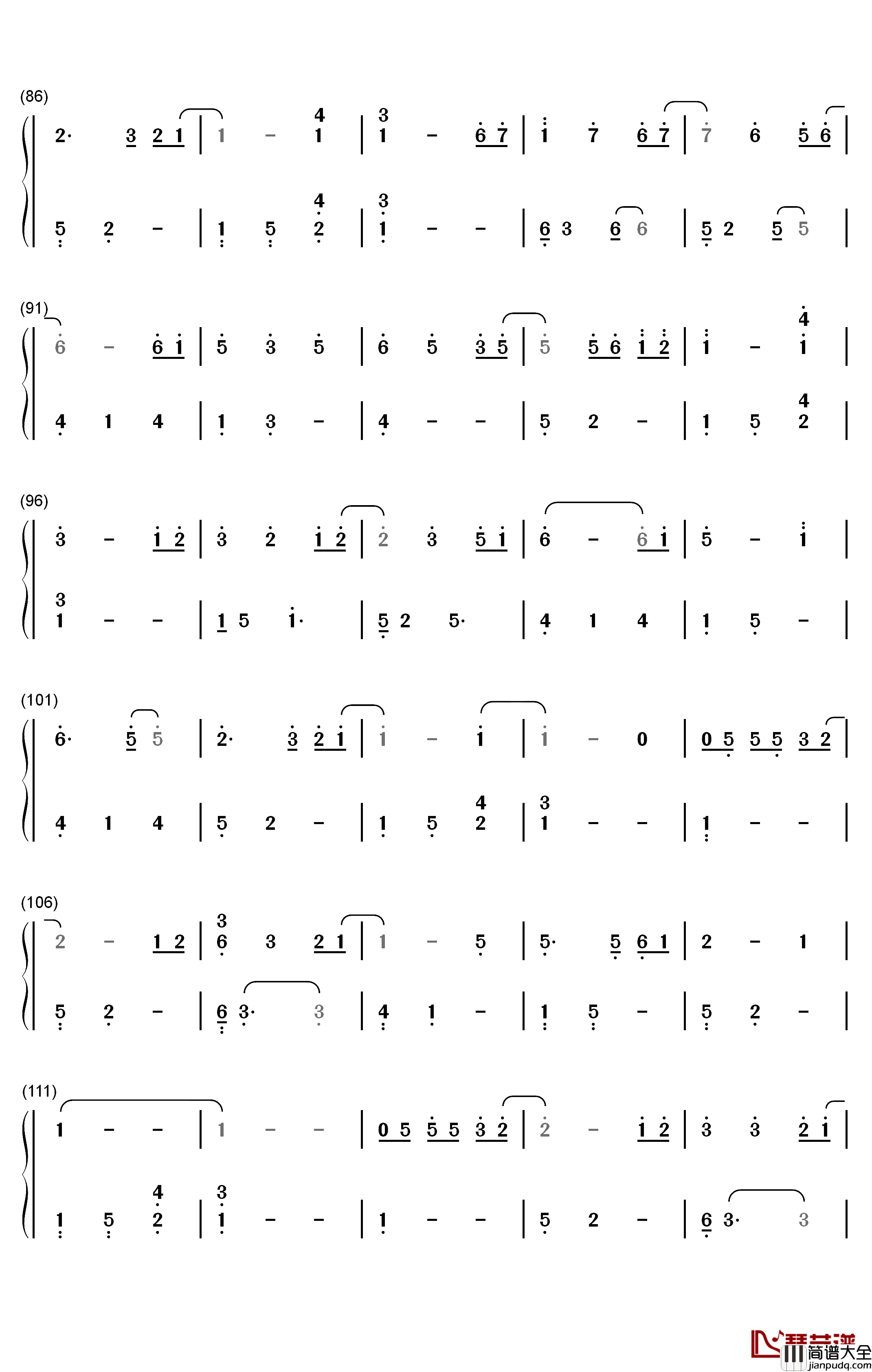 Down_by_the_Sally_Gardens钢琴简谱_数字双手_David_Nevue