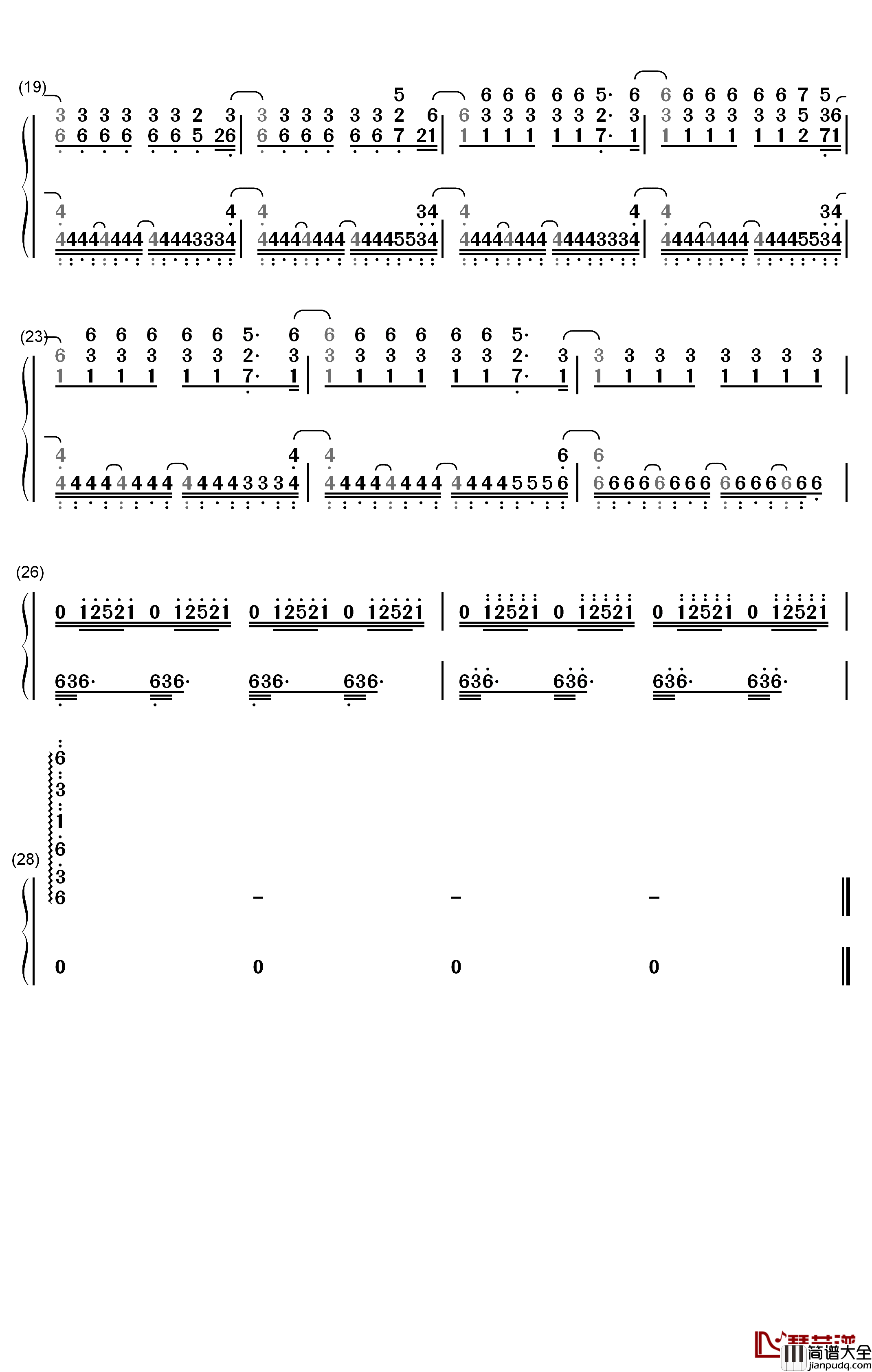 Those_Everyday_Feels钢琴简谱_数字双手_Kevin_Penkin