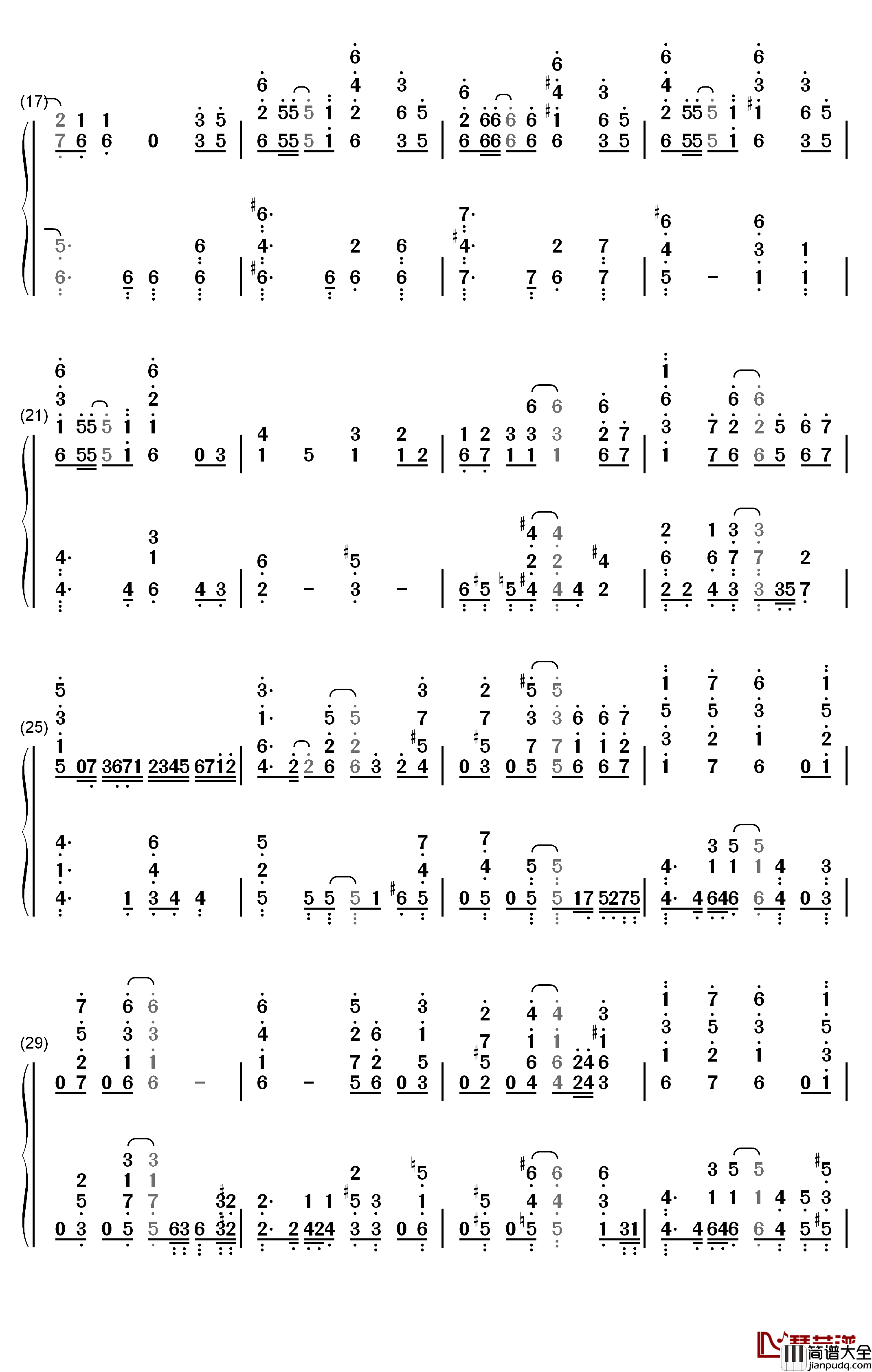 青春のリバーブ钢琴简谱_数字双手_赤崎千夏_户松遥_丰崎爱生