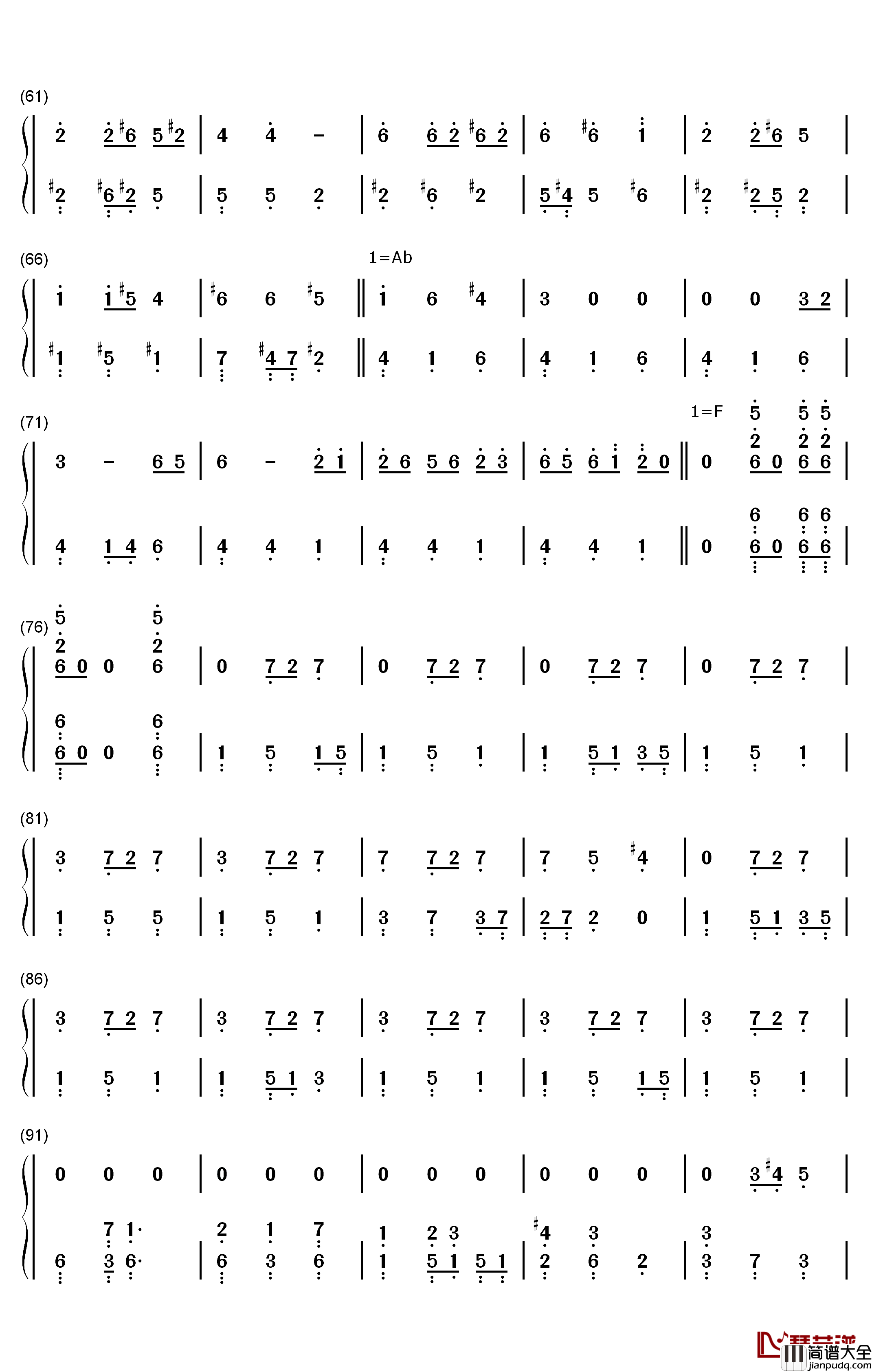 Orth_Waltz钢琴简谱_数字双手_Kevin_Penkin