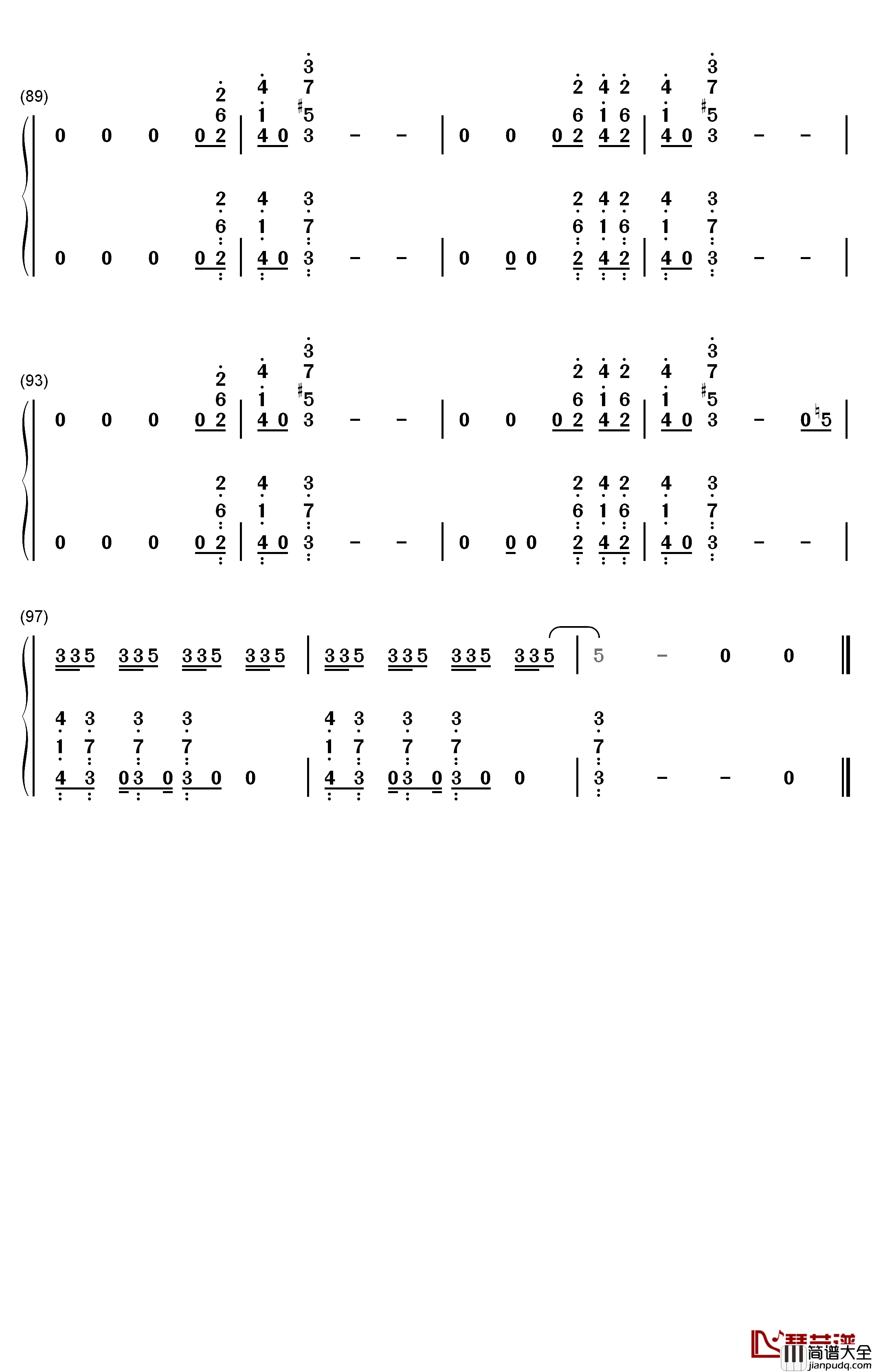 Chicken_Noodle_Soup钢琴简谱_数字双手_J_Hope