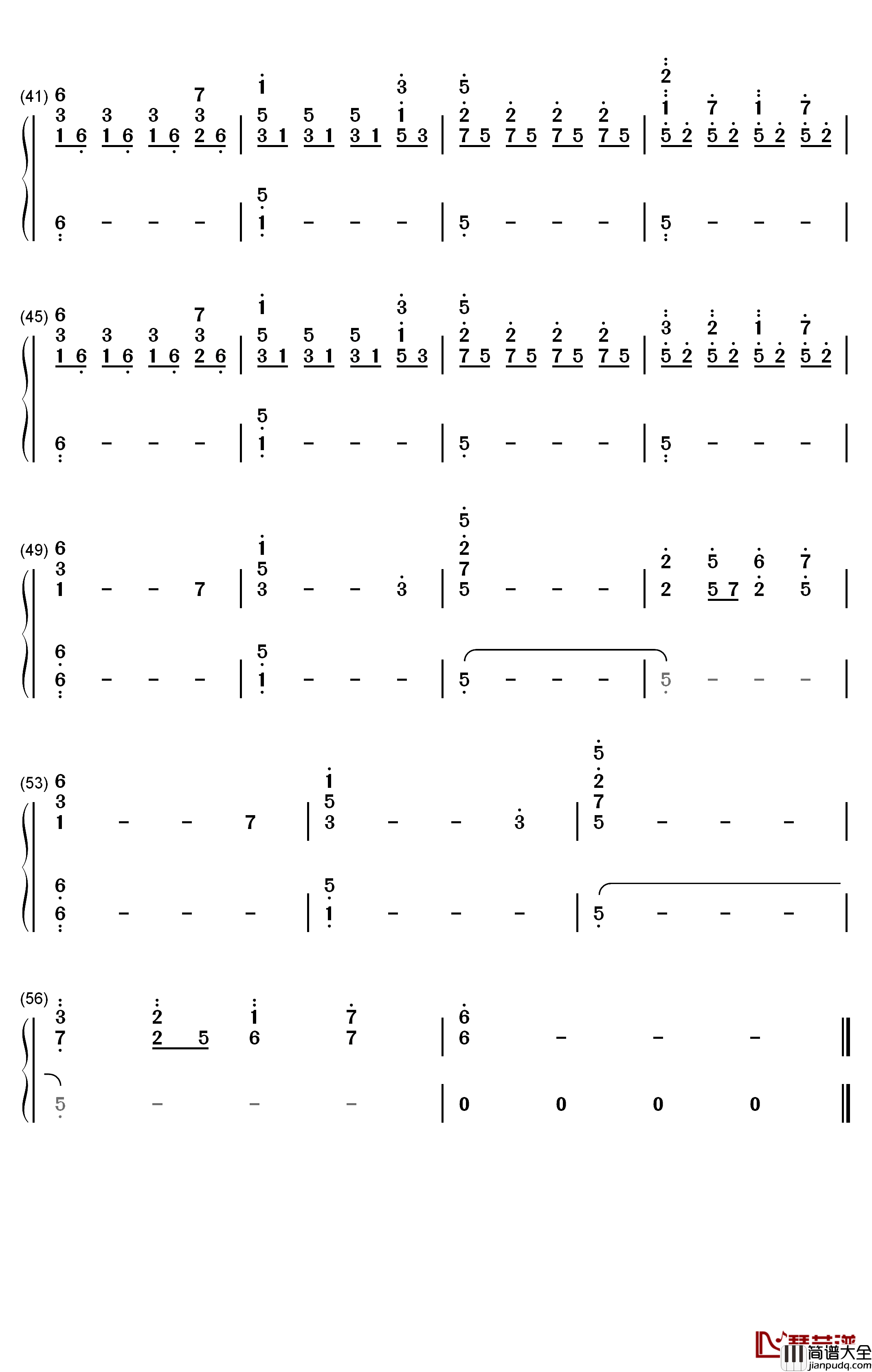 Through_Darkness钢琴简谱_数字双手_Approaching_Nirvana
