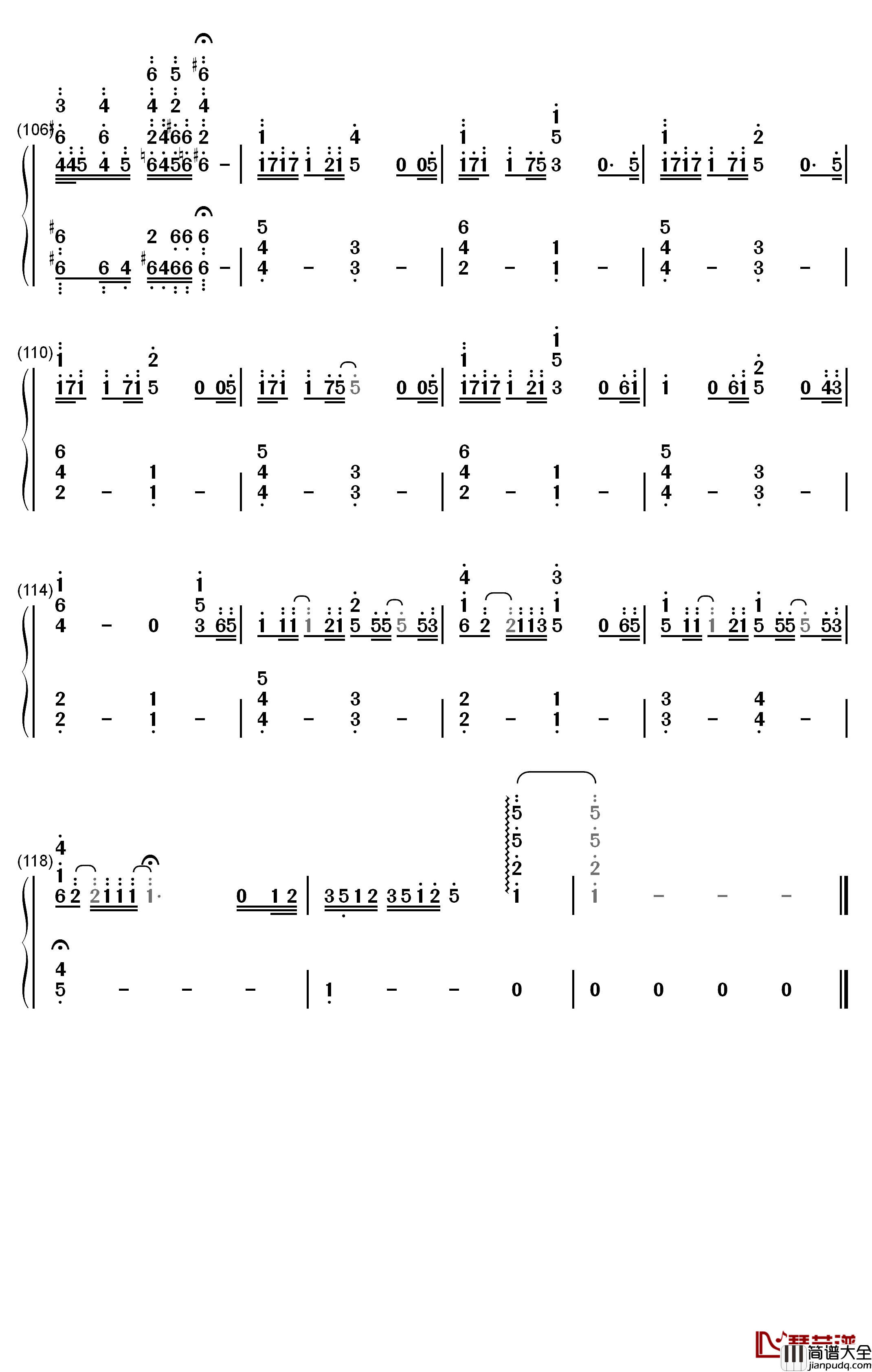 愛にできることはまだあるかい钢琴简谱_数字双手_Radwimps