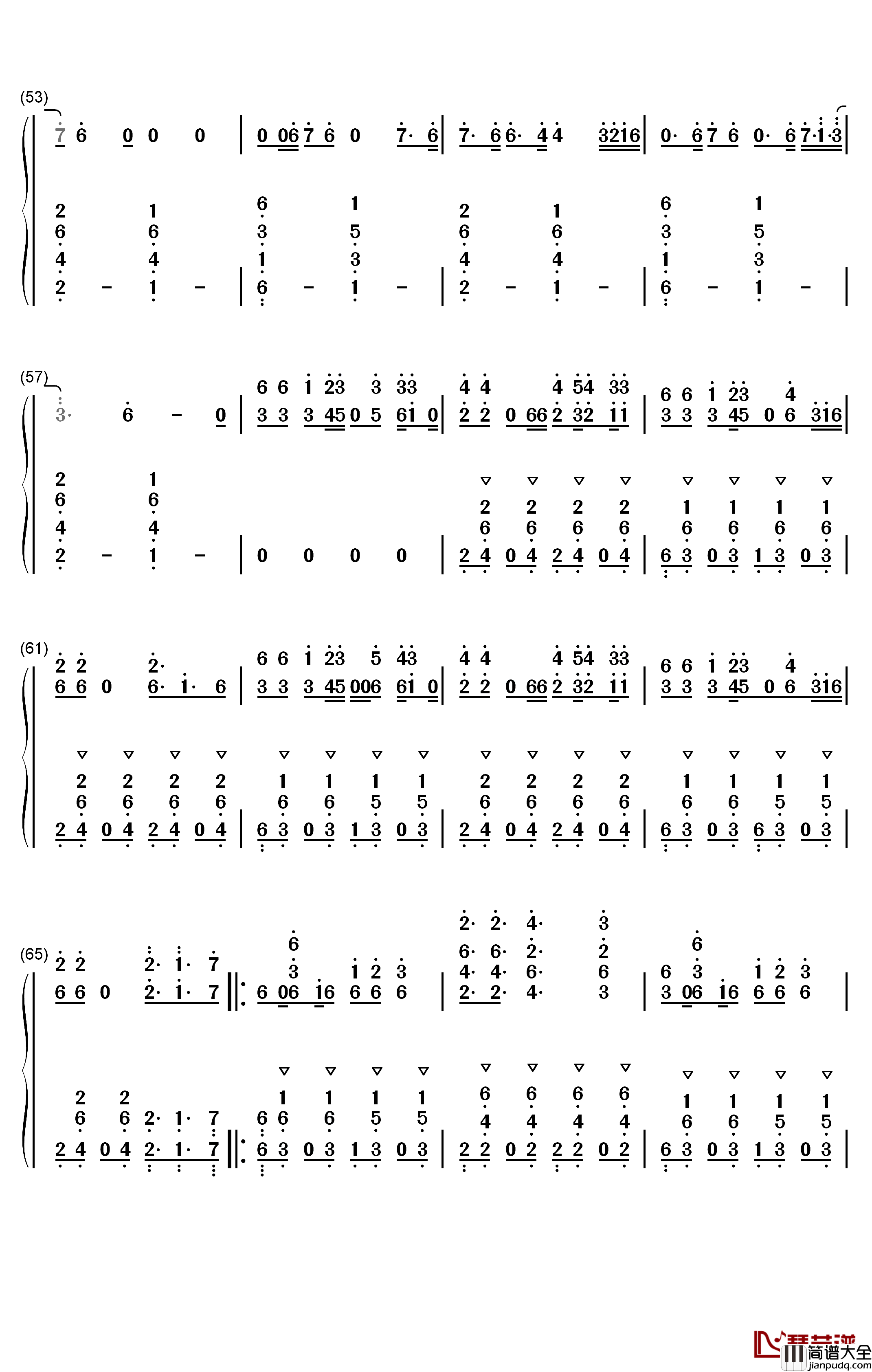 Liar钢琴简谱_数字双手_Camila_Cabello