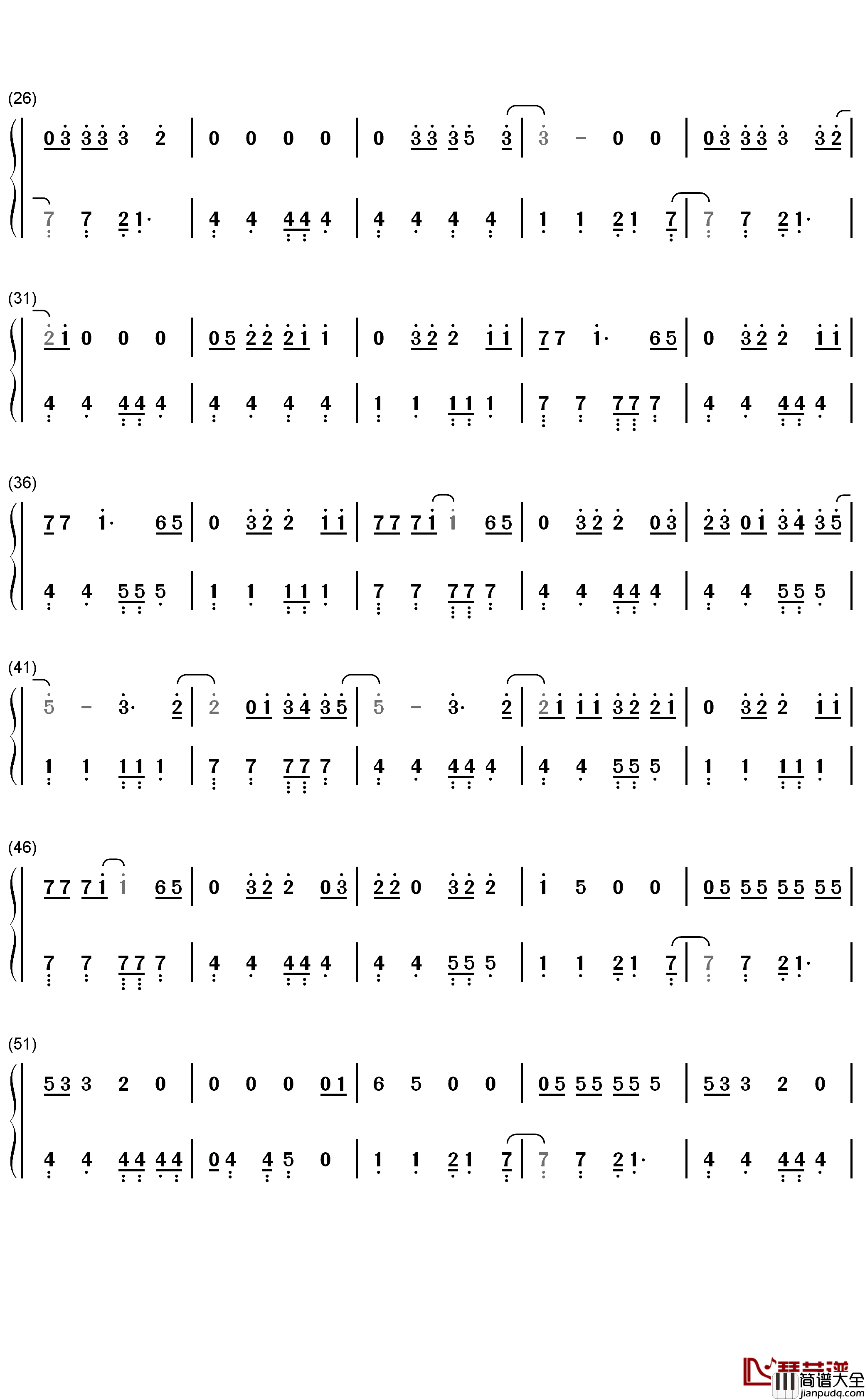 Circles钢琴简谱_数字双手_Post_Malone