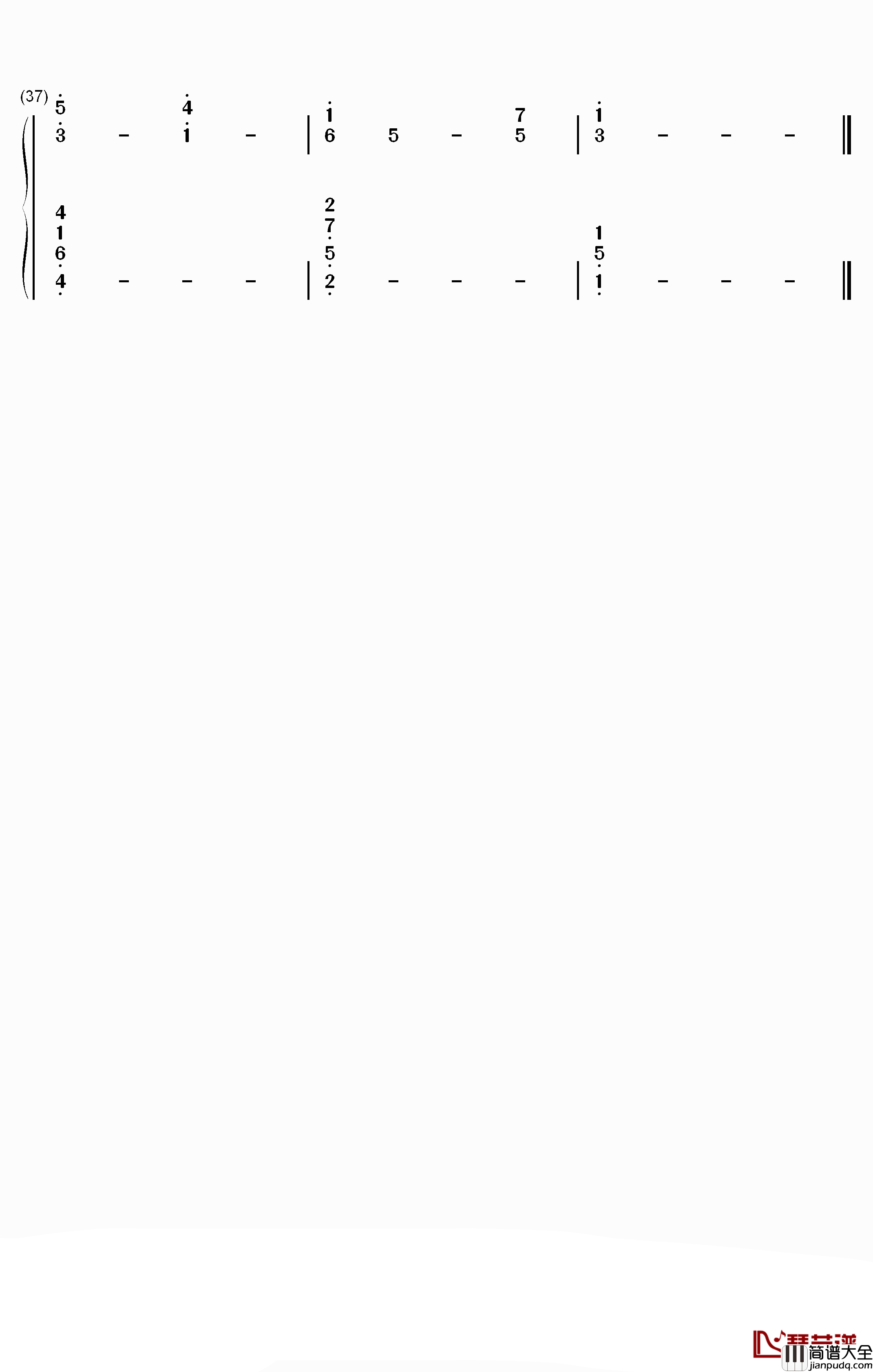 Desert_Moon钢琴简谱_数字双手_Alan_Menken