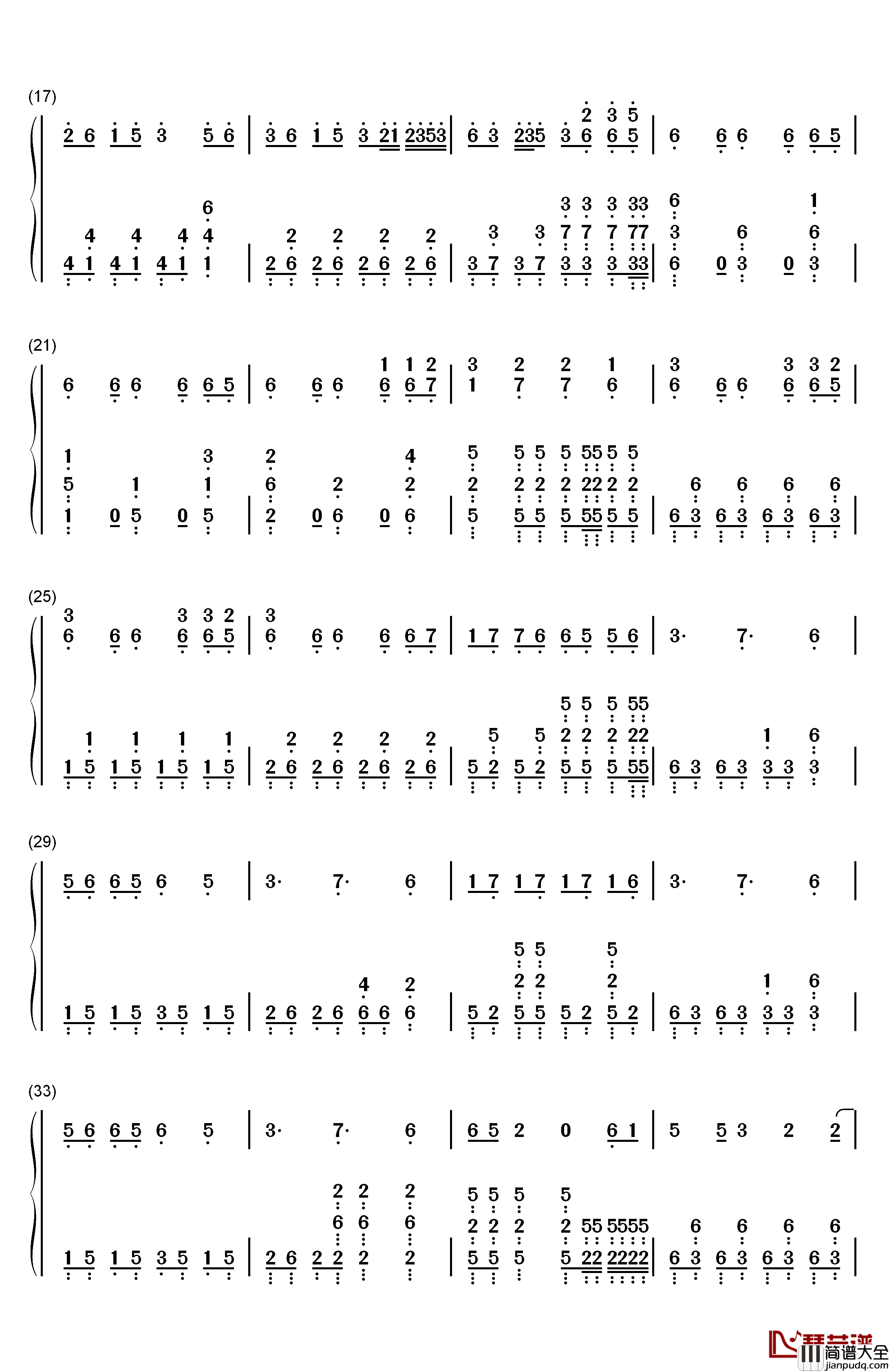 逆浪千秋钢琴简谱_数字双手_言和