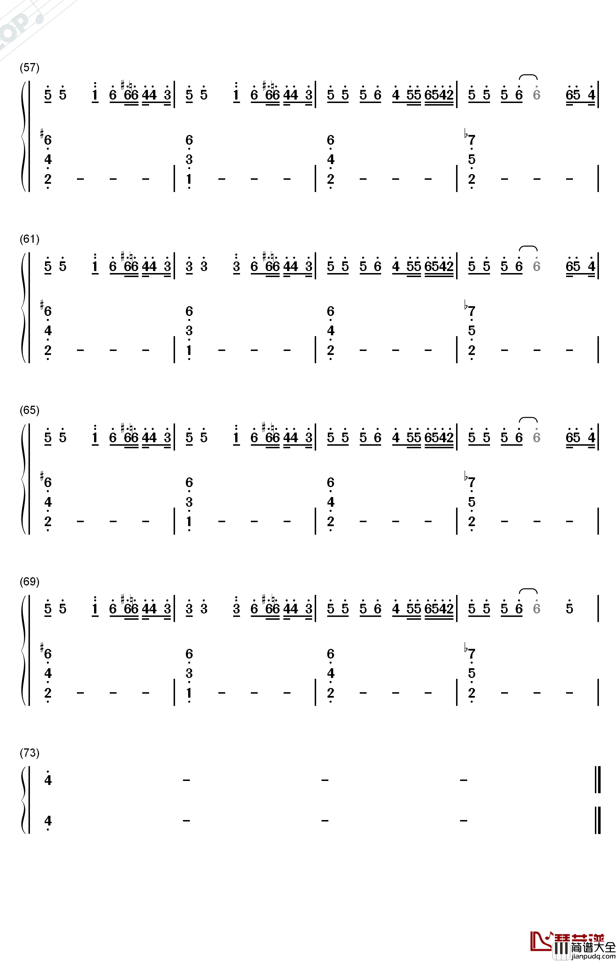 Boyfriend钢琴简谱_数字双手_Ariana_Grande_Social_House