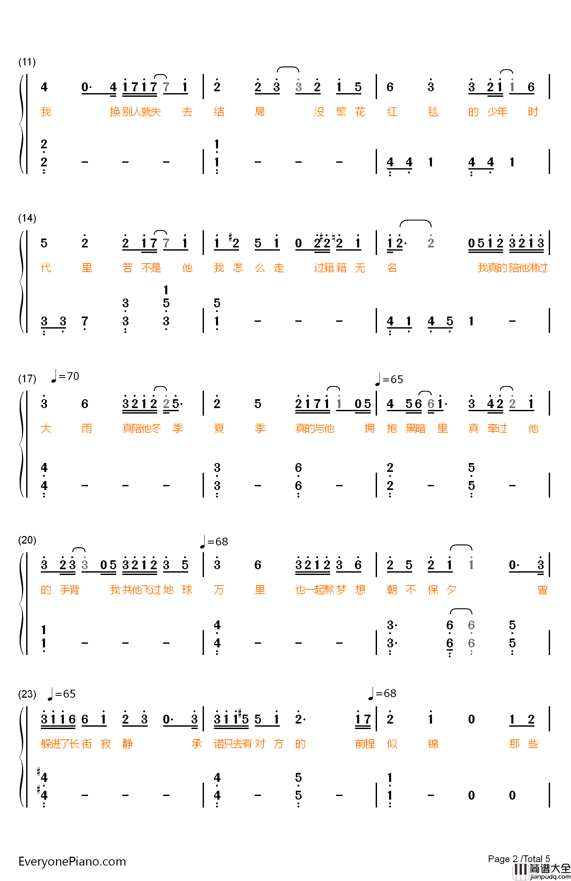 真相是真钢琴简谱_数字双手_阿鸣