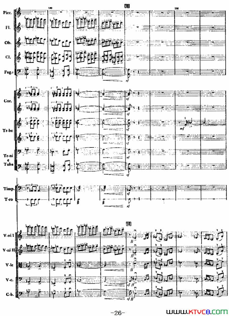 红旗颂总谱简谱