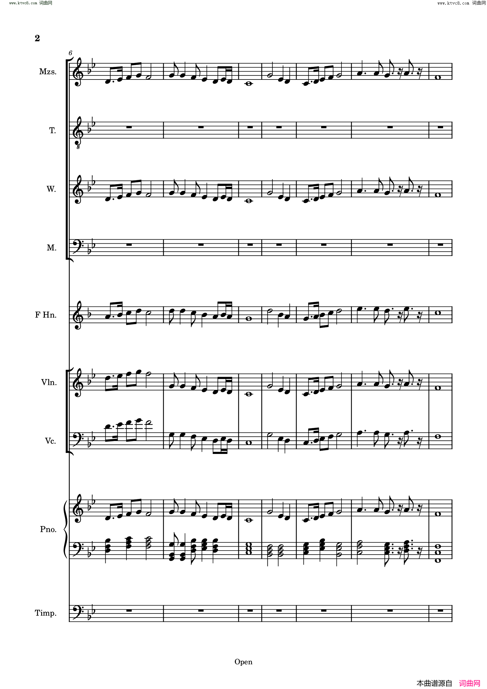 Liberty_and_Love自由和愛情简谱