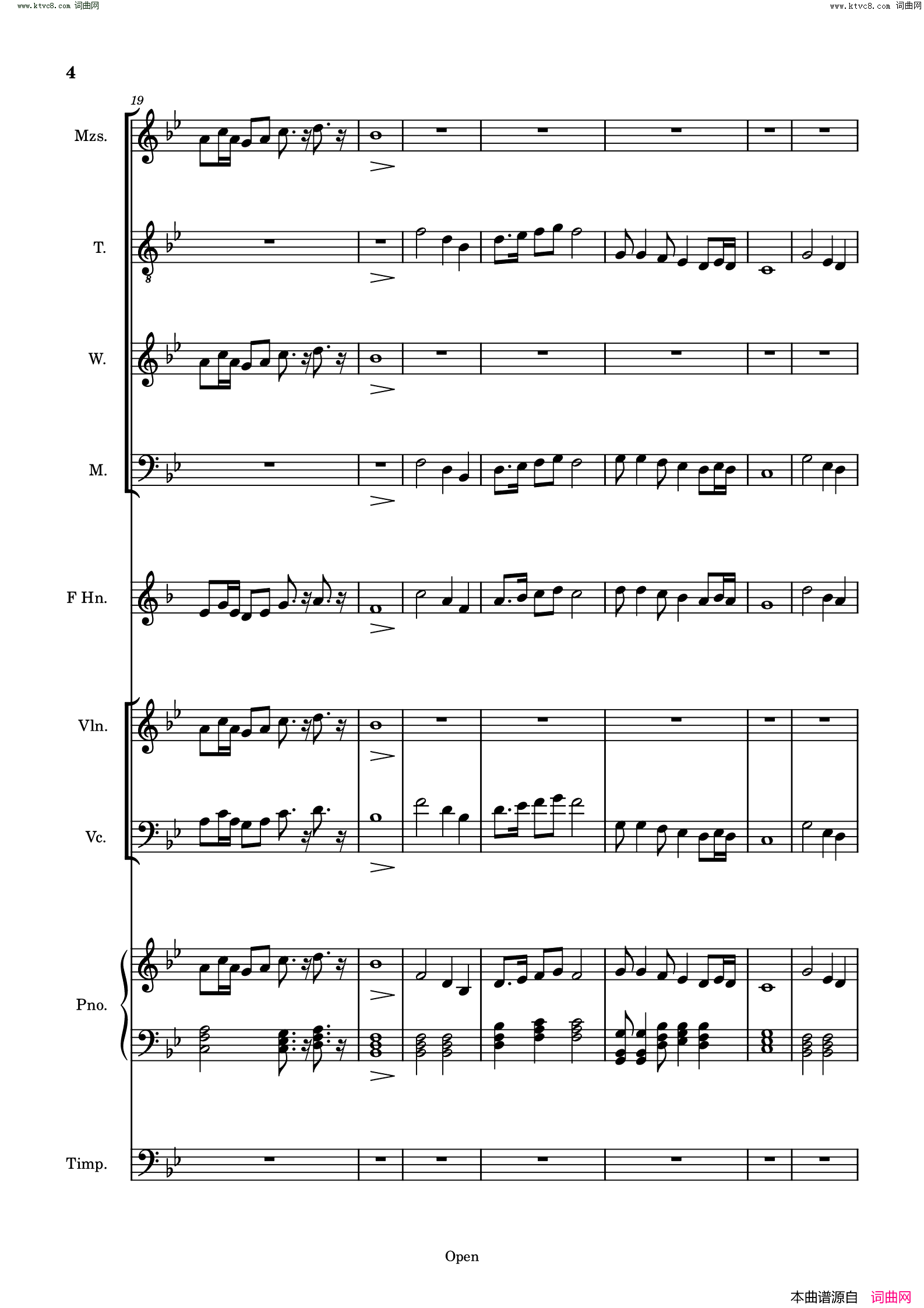 Liberty_and_Love自由和愛情简谱