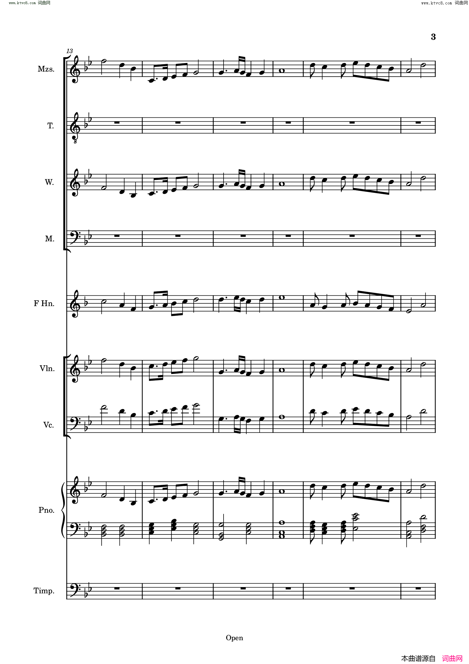 Liberty_and_Love自由和愛情简谱