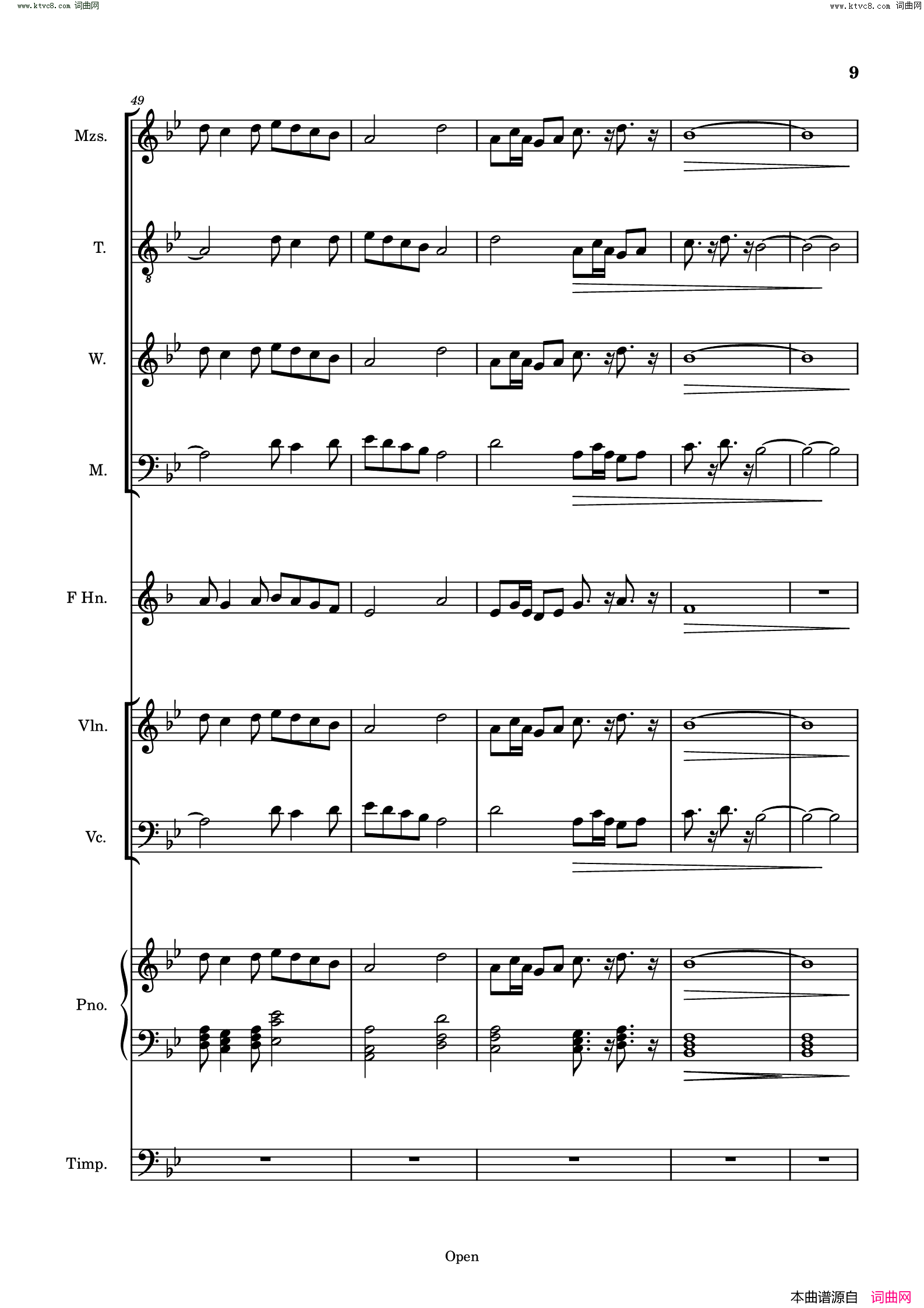 Liberty_and_Love自由和愛情简谱