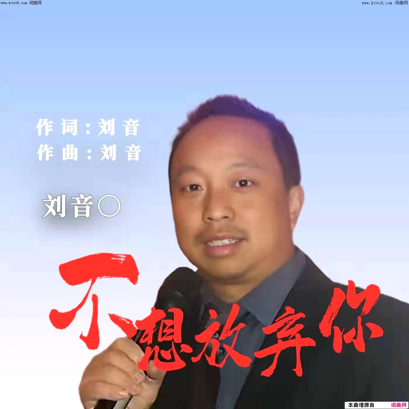 不想放弃你简谱_刘音演唱_刘音/刘音词曲