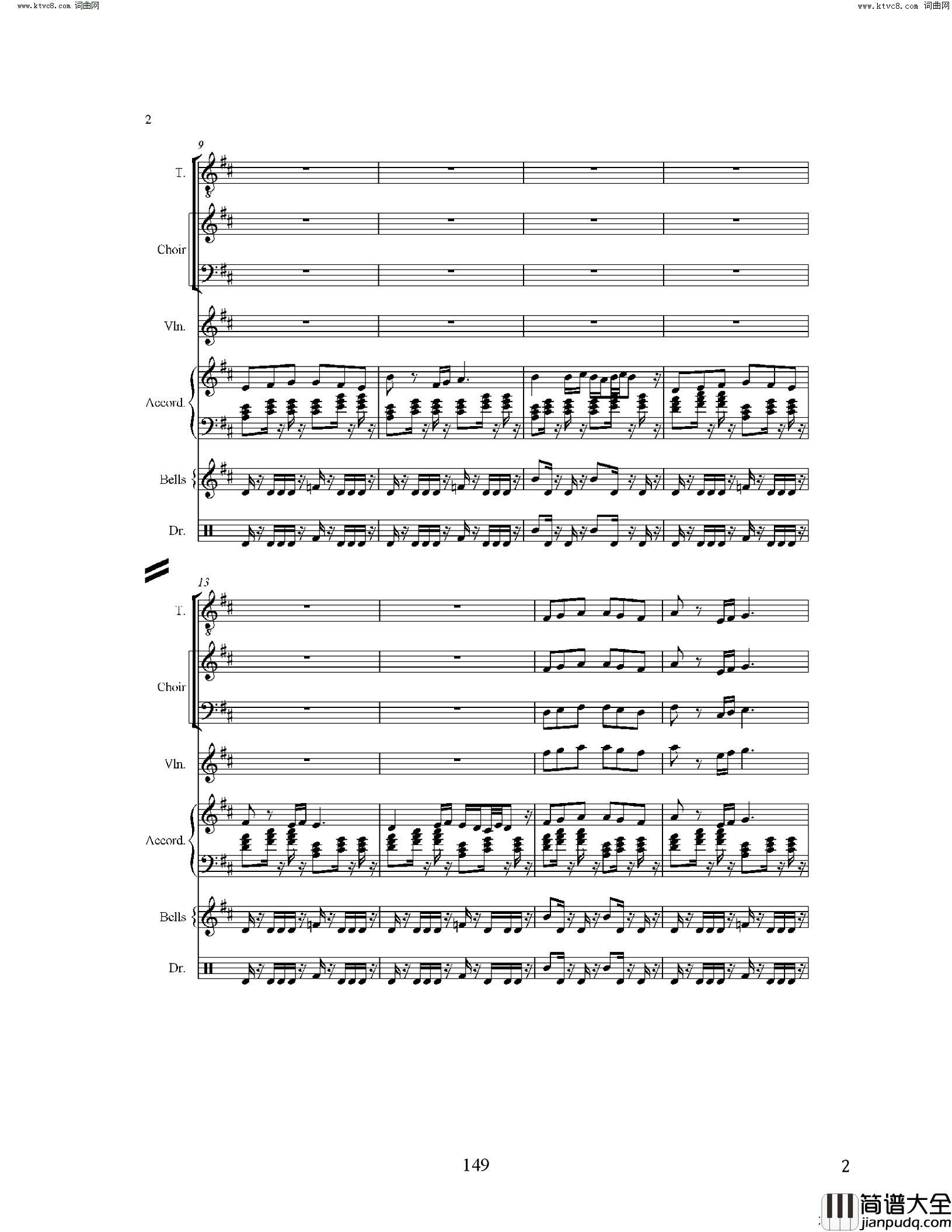 夕照圣彼得堡简谱_Johnson_Gao曲谱