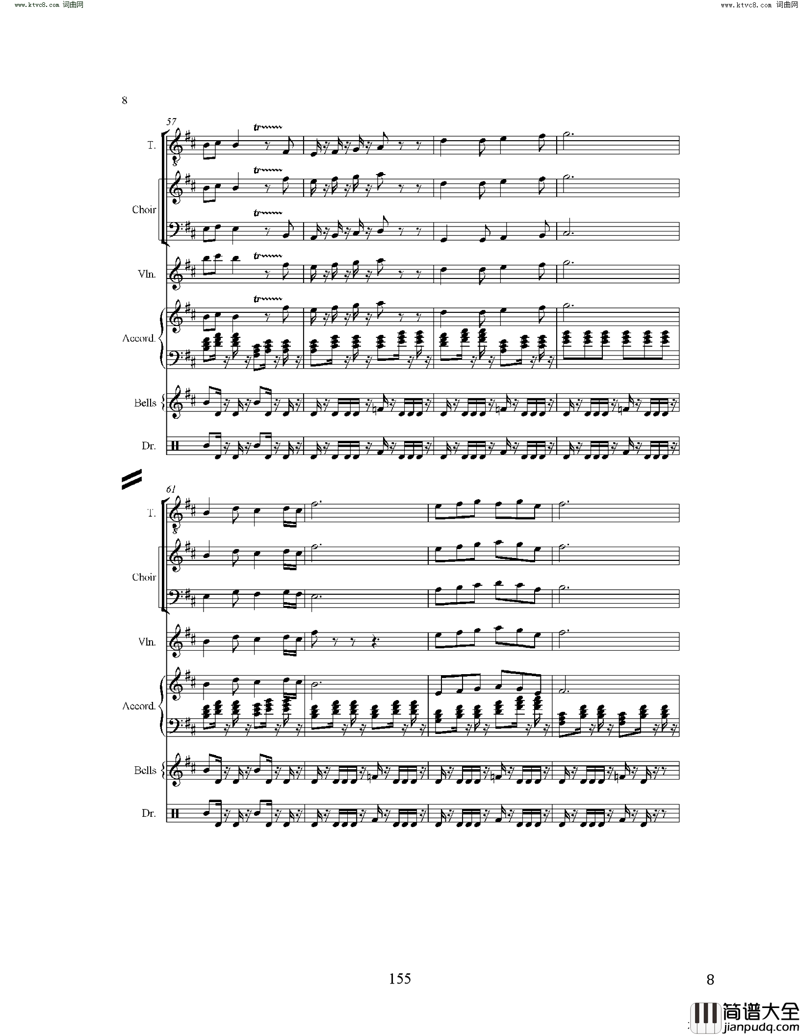 夕照圣彼得堡简谱_Johnson_Gao曲谱