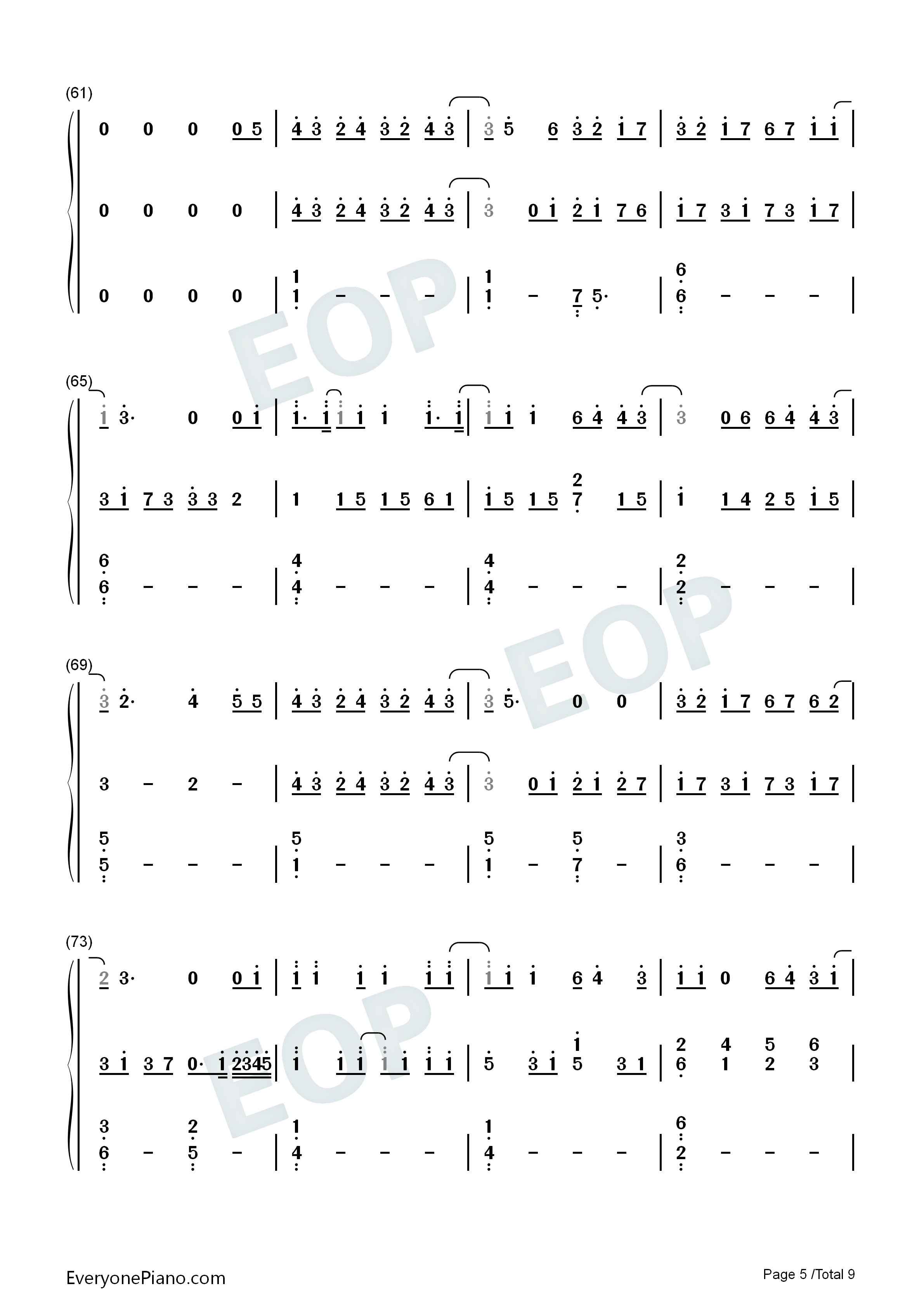 Forever_Young钢琴简谱_陶喆_袁娅维演唱