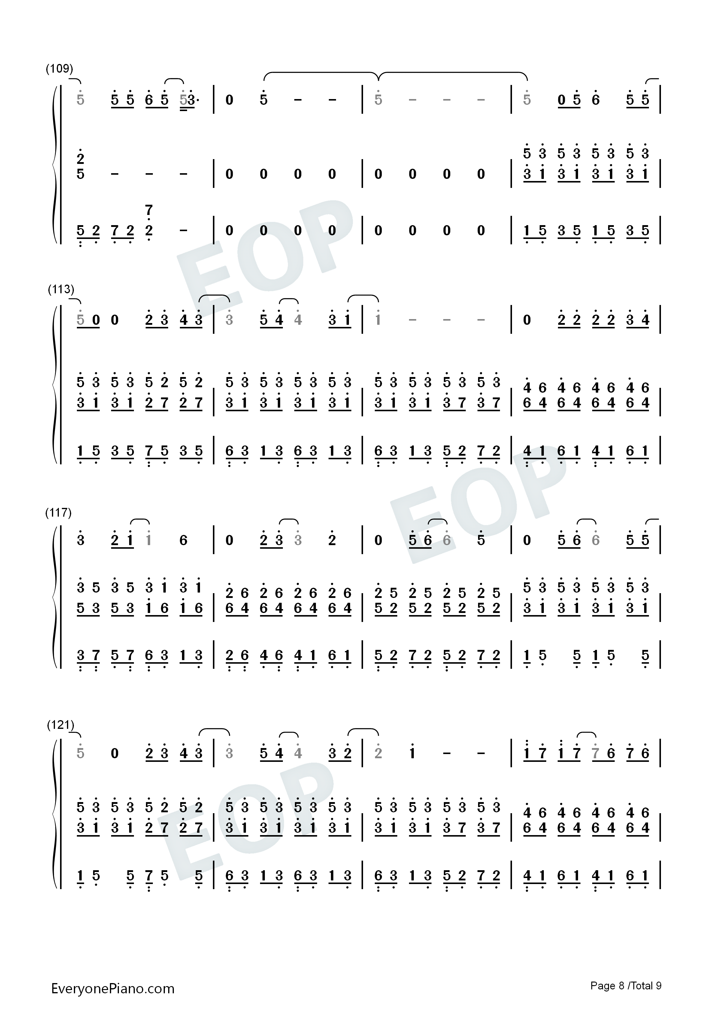 Forever_Young钢琴简谱_陶喆_袁娅维演唱