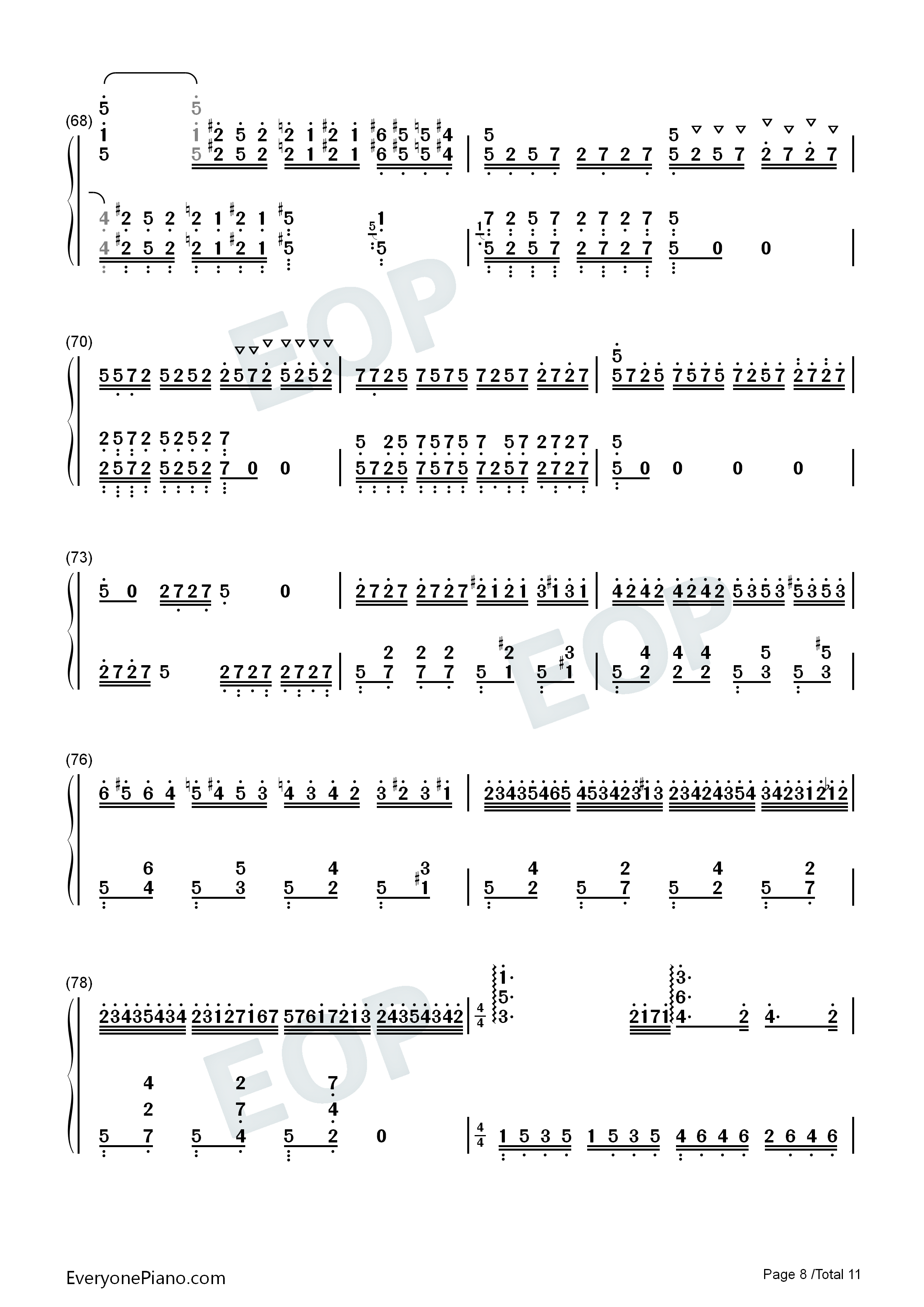 F大调浪漫曲钢琴简谱_贝多芬演唱