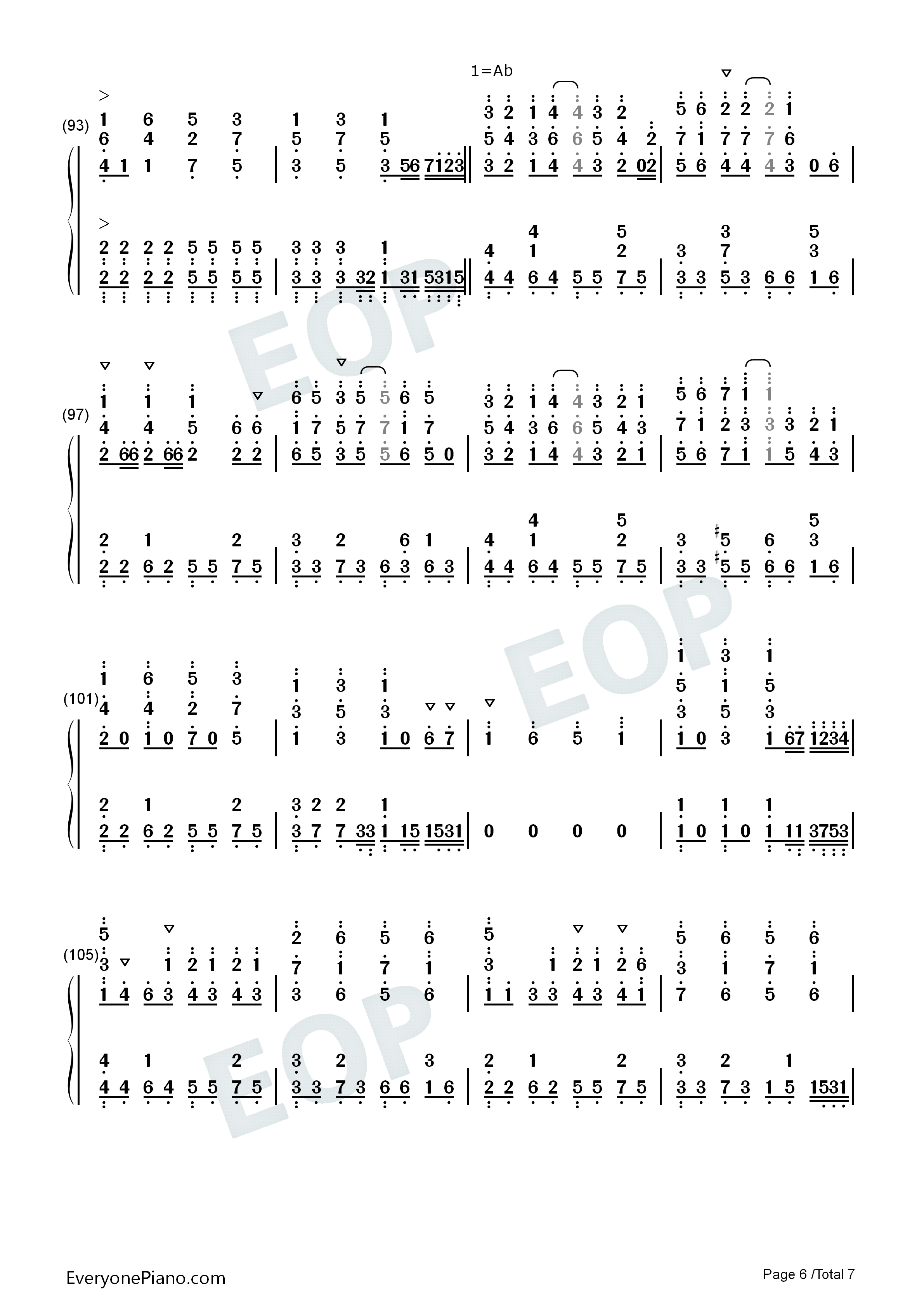恋愛脳钢琴简谱_ナナヲアカリ演唱