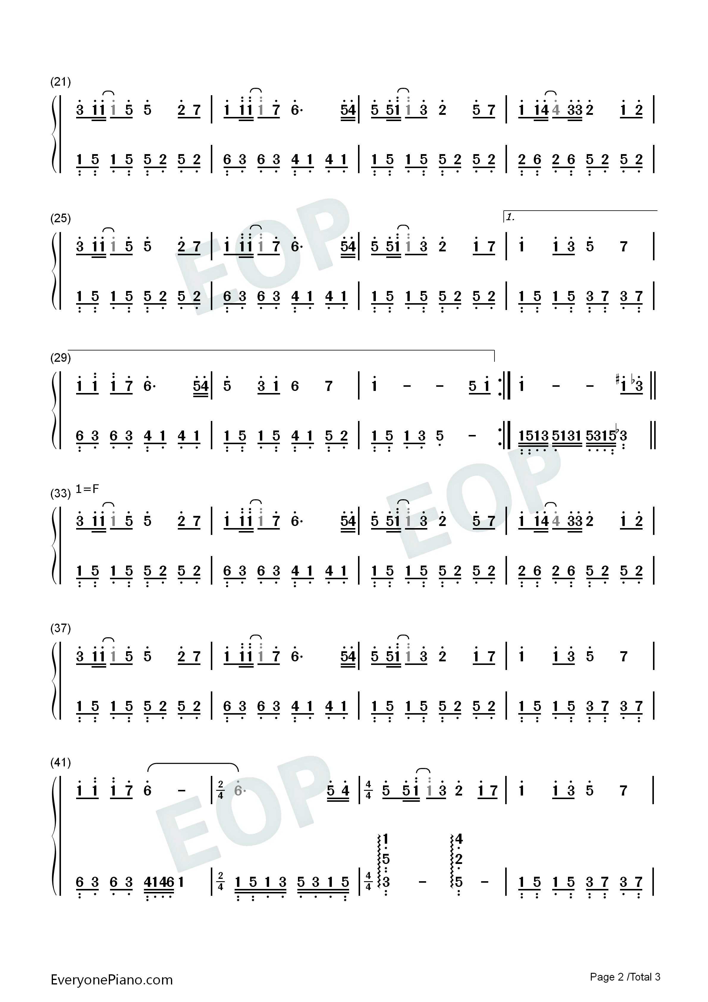 记录你所给我的一切钢琴简谱_王俊凯演唱